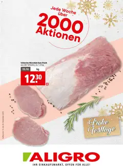 Aligro Frohe Festtage ab 15.12.2025 gültig