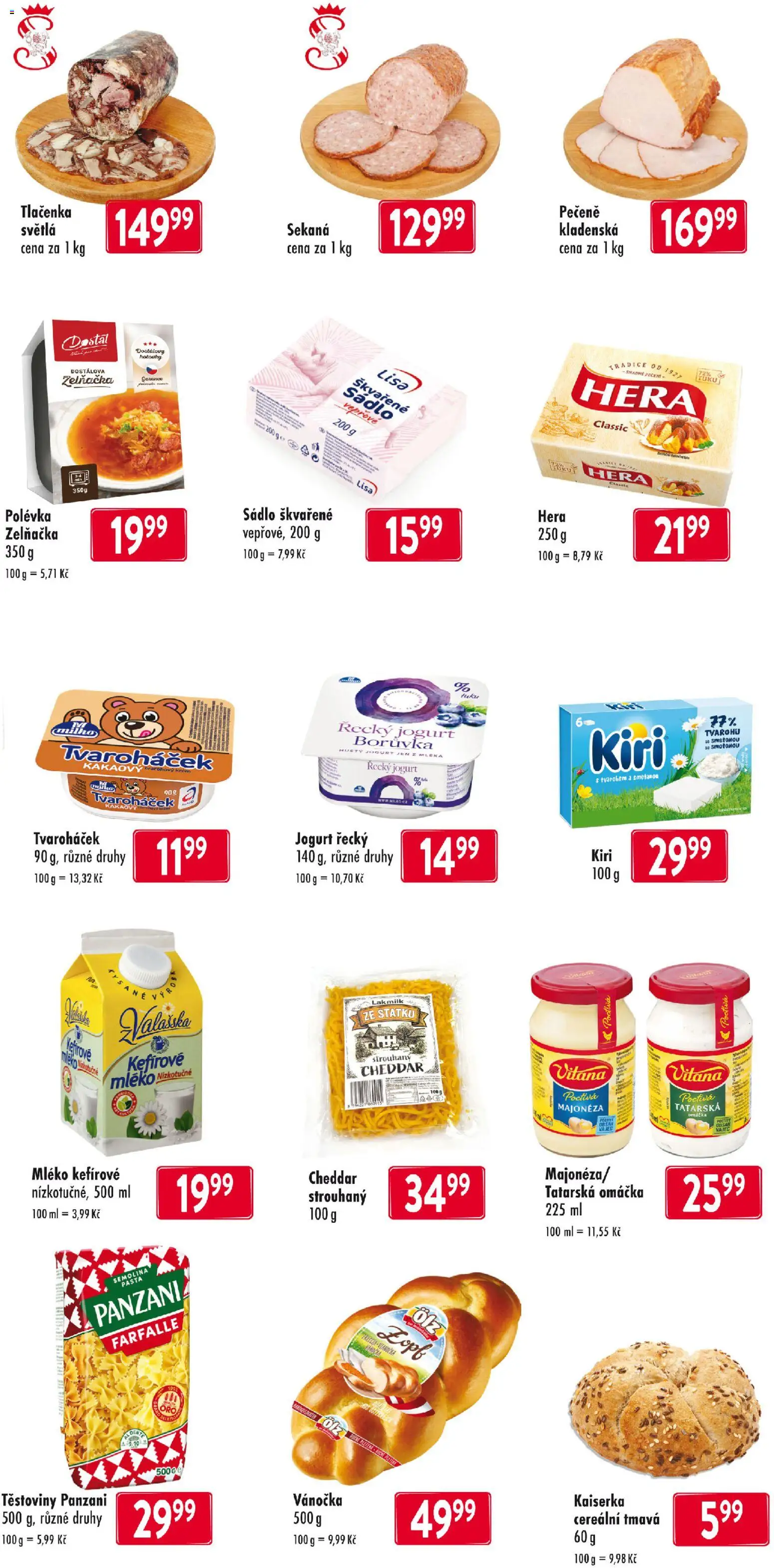 Astur & Qanto leták od 19.03.2026 | Strana: 2 | Produkty: Řecký jogurt, Vánočka, Majonéza, Cheddar