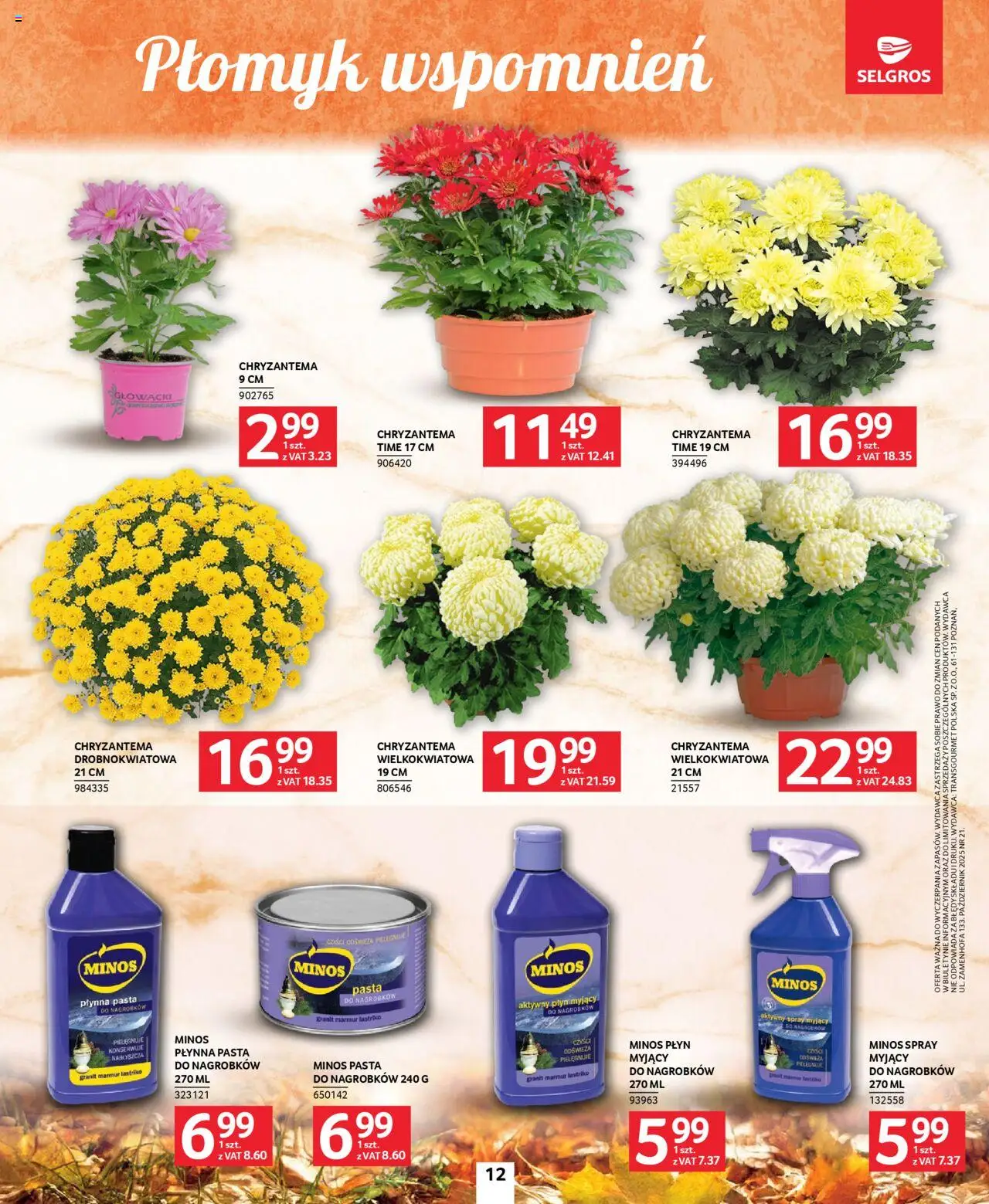 Selgros cash&carry Gazetka - Wszystkich Świętych od 09.10.2025 | Strona: 12