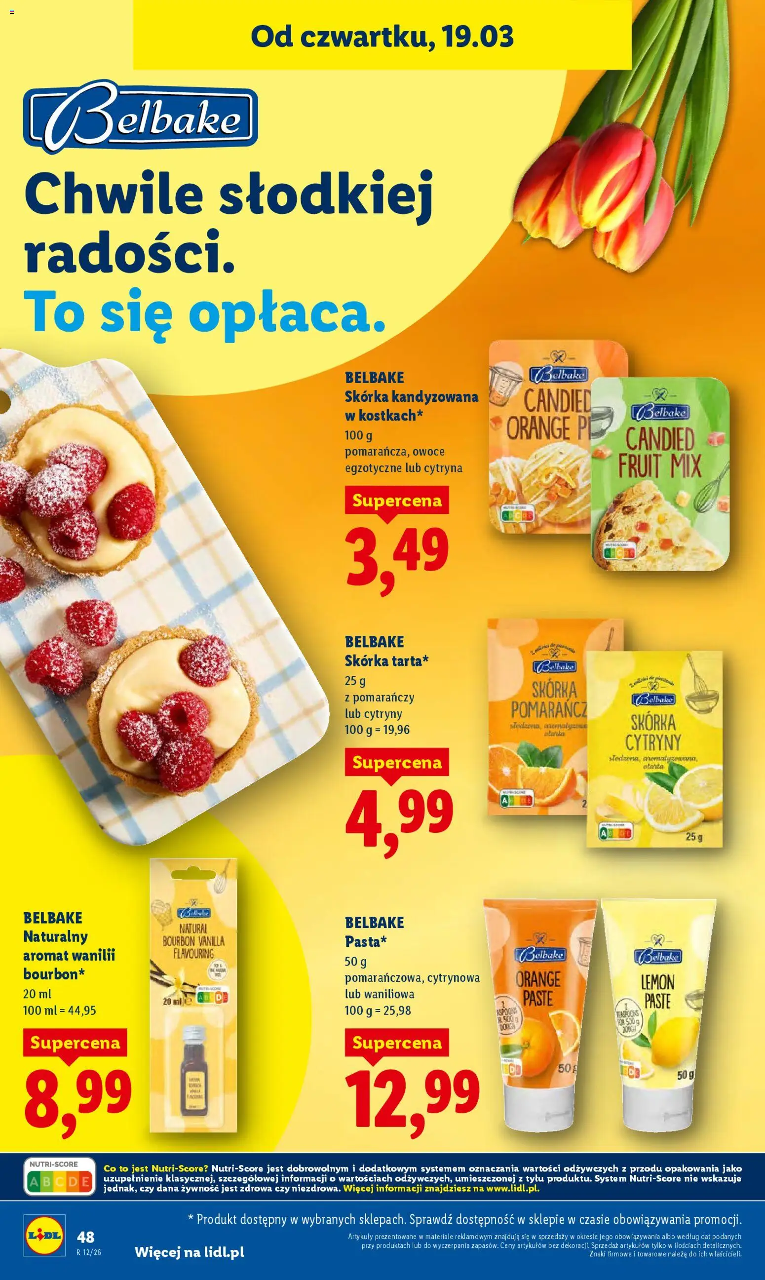 Lidl Polsko leták od 19.03.2026 | Strana: 48 | Produkty: Bourbon