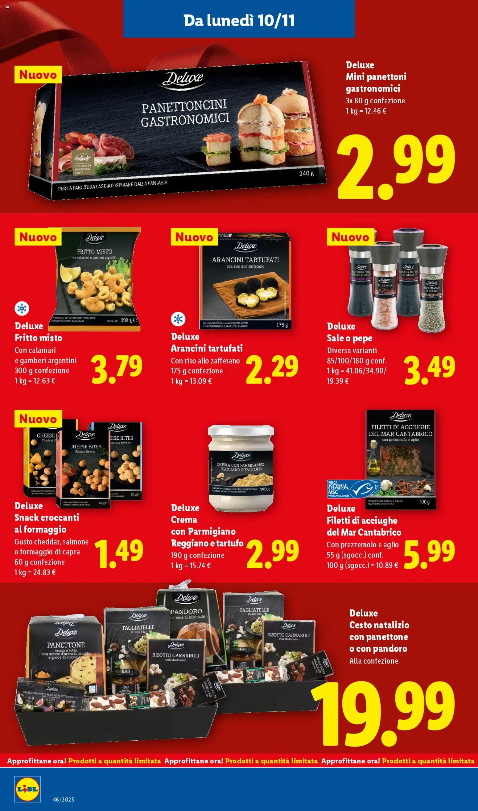 Volantino Lidl del 10.11.2025 | Pagina: 14 | Prodotti: Cioccolato, Pepe, Prezzemolo, Panettone