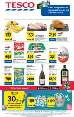 Tesco aktuális akciós újság - amely érvényes a következő dátumtól: 19.03.2026