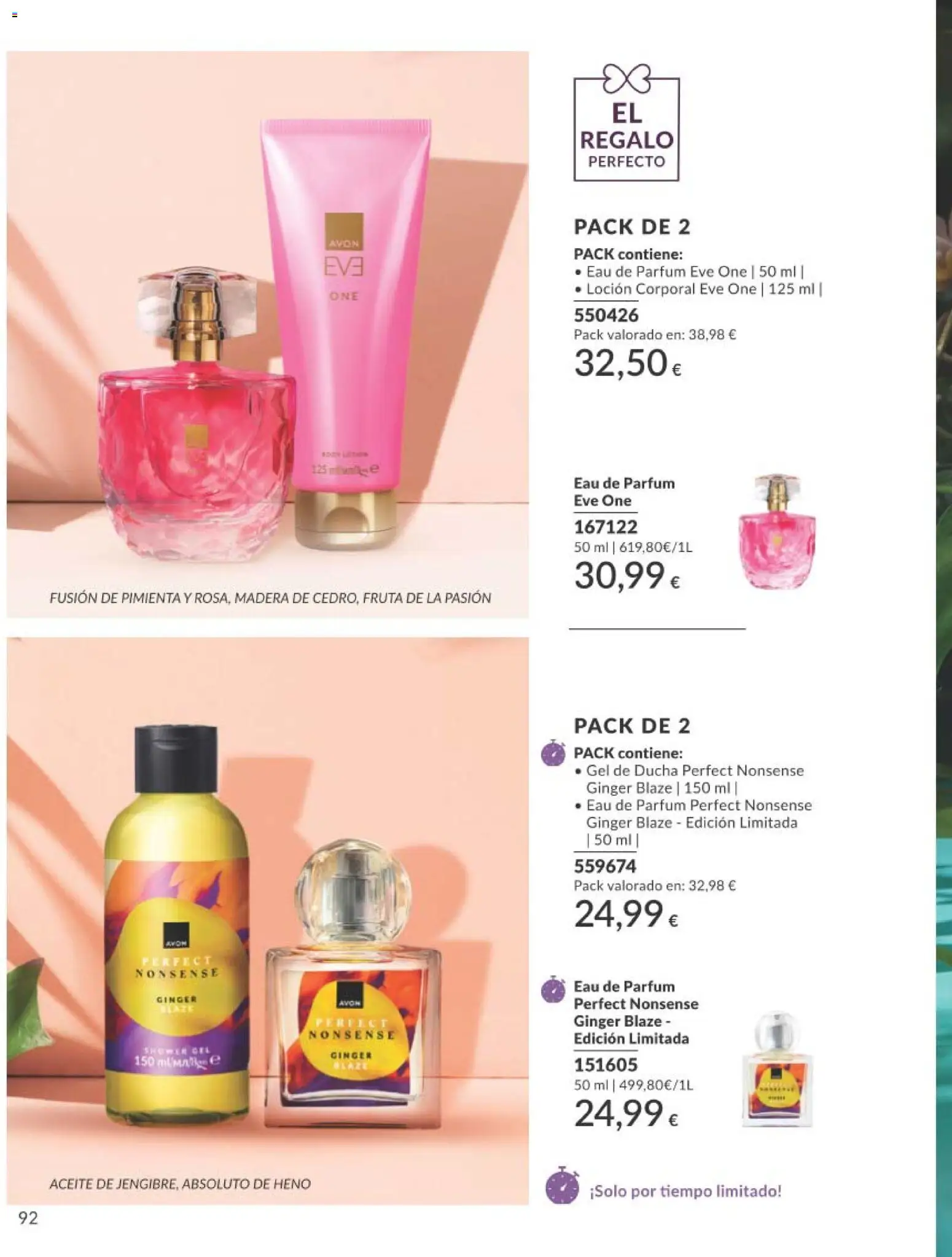 Catálogo AVON campaña 3 │ válido desde el 01.03.2026 | Página: 98 | Productos: Gel de ducha, Loción corporal, Aceite, Ducha