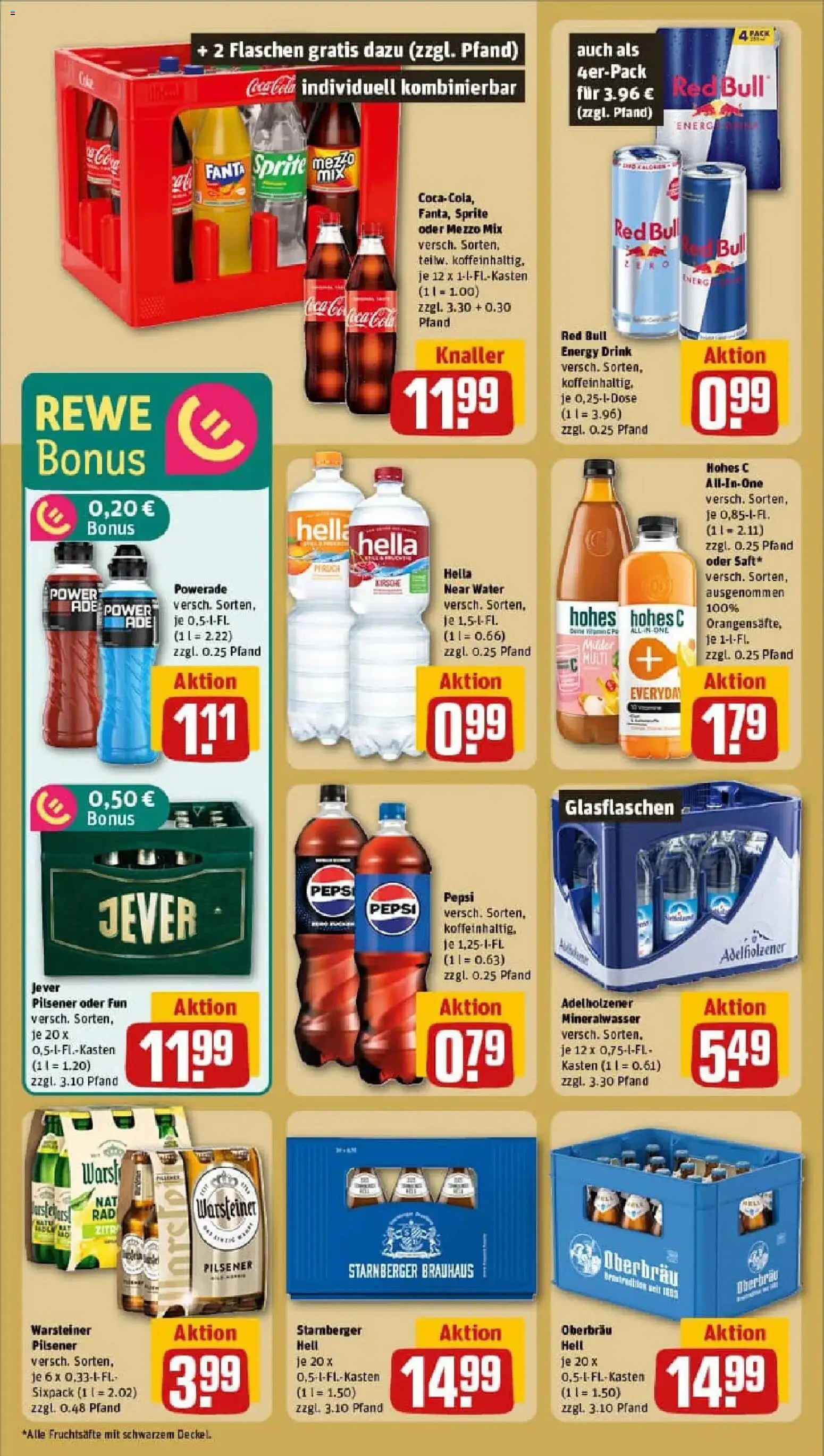 Rewe prospekt Bad Sooden-Allendorf	 – gültig ab 17.11.2025 | Seite: 14 | Produkte: Red bull, Warsteiner, Jever, Oder mezzo mix