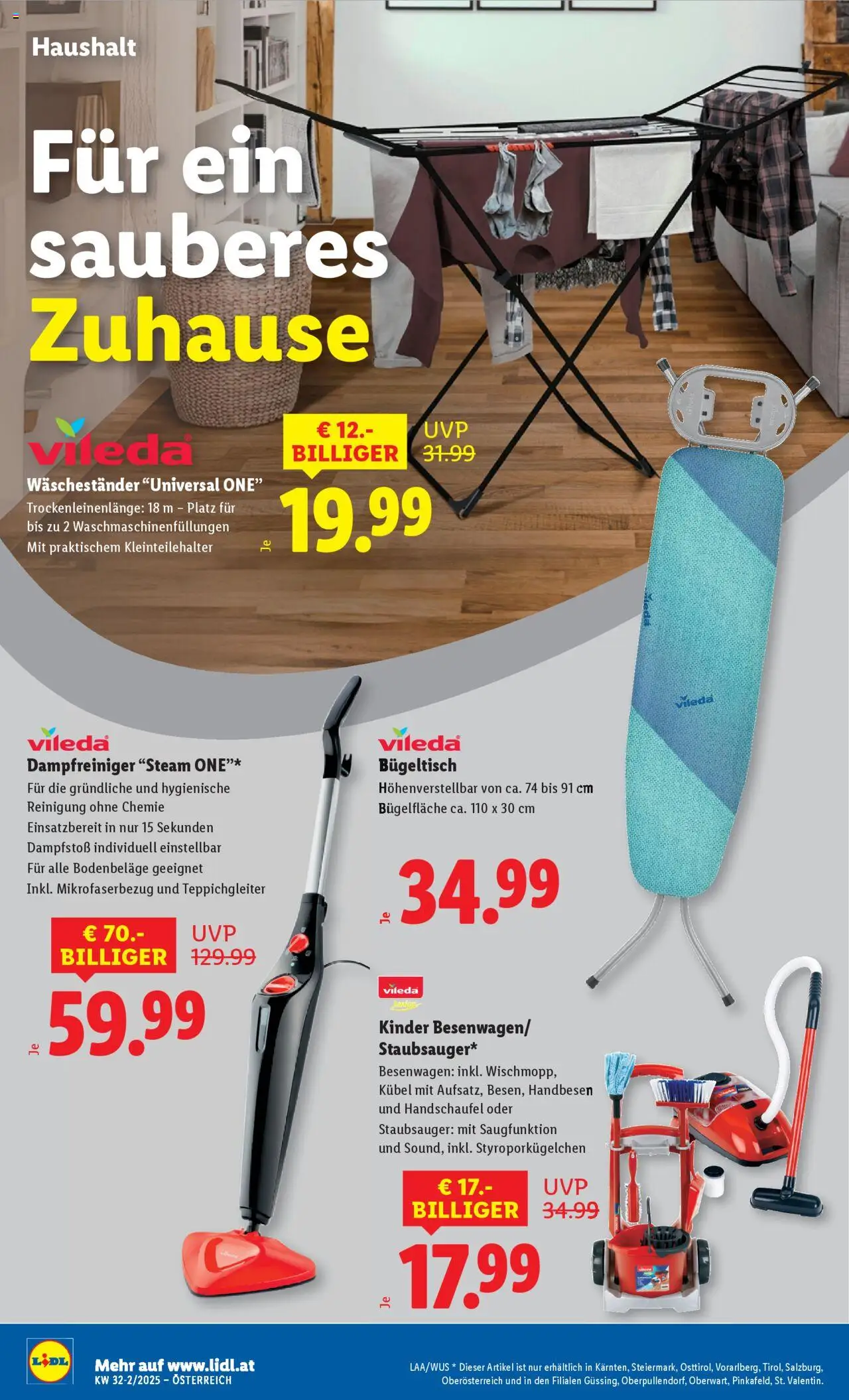 Lidl Flugblatt - Altenmarkt im Pongau, St. Johann im Pongau, Zell am See gültig ab 07.08.2025 | Seite: 24 | Produkte: Staubsauger