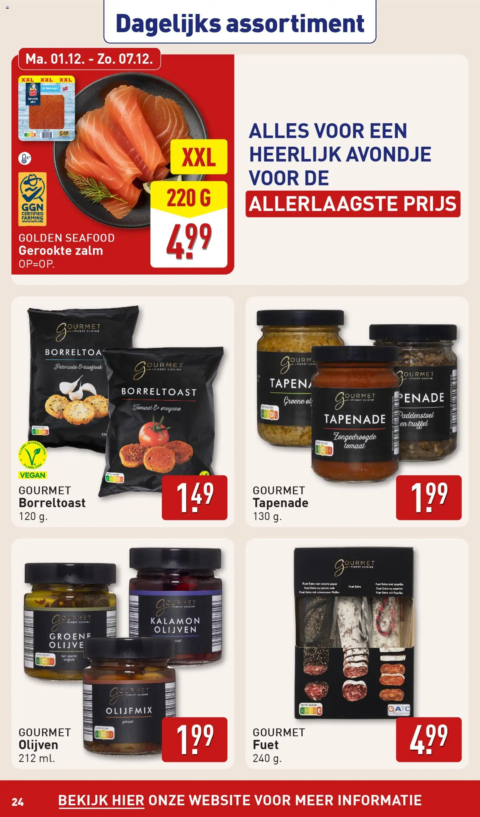 {H1} | Pagina: 24 | Producten: Tomaat, Zalm, Kész piskótalap, Olijven