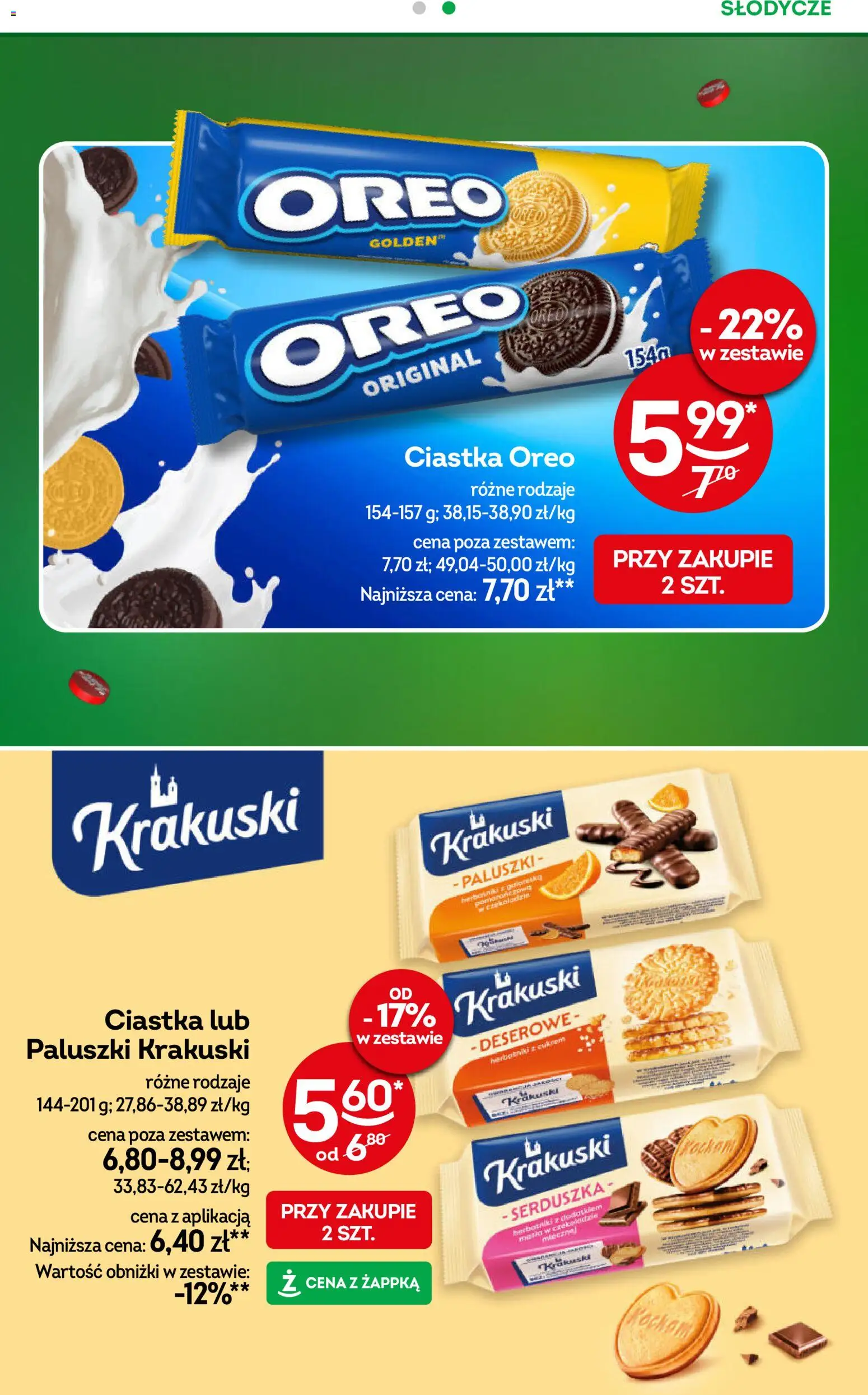 Żabka Black Friday od 19.11.2025 | Strona: 22 | Produkty: Herbatniki, Ciastka Oreo, Paluszki, Ciastka