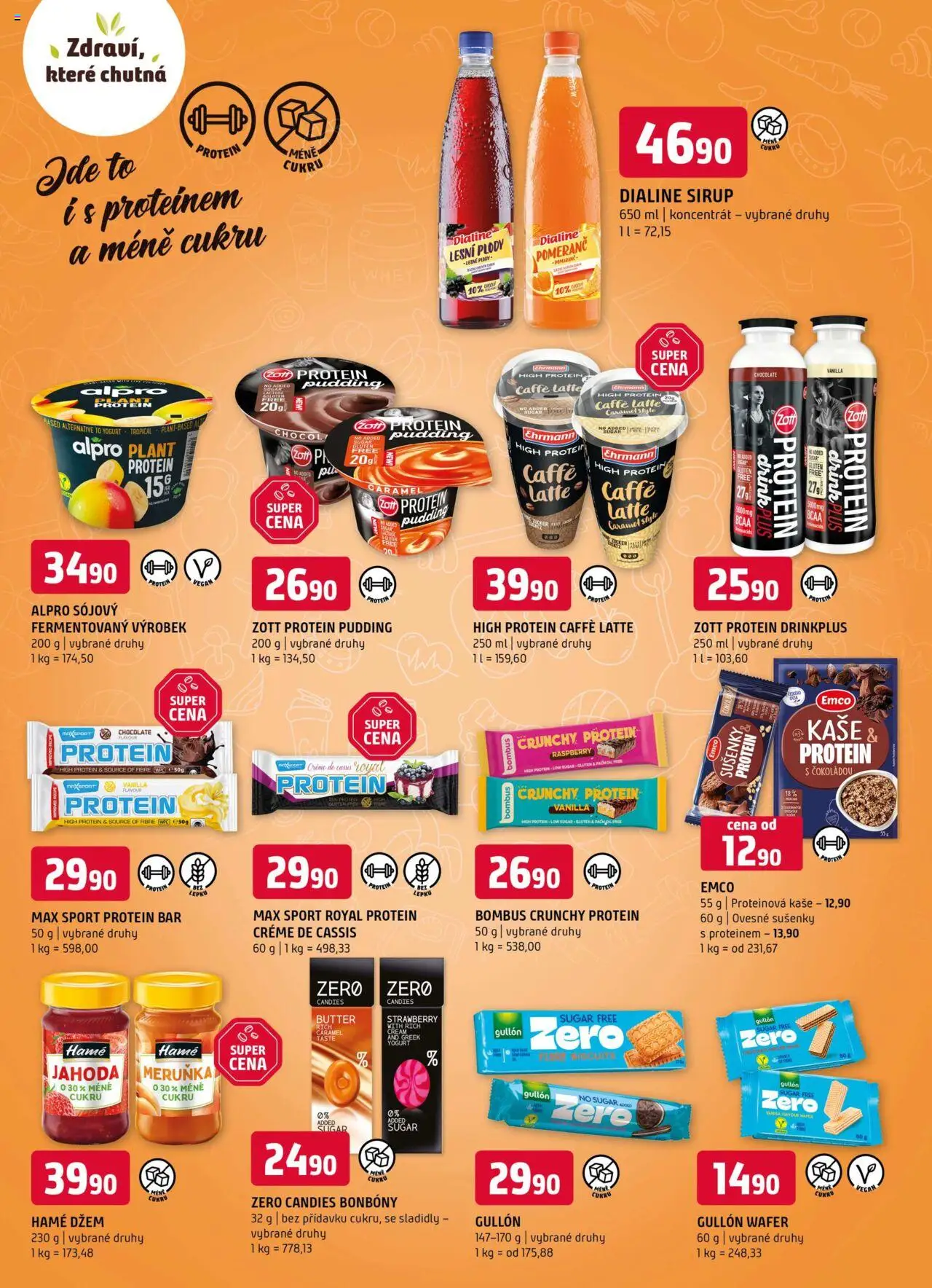 Terno leták - Český Krumlov, Jihlava, Prachatice, Strakonice, Tábor, Zlín od 20.08.2025 | Strana: 7 | Produkty: Vegan, Džem, Bonbóny, Protein bar