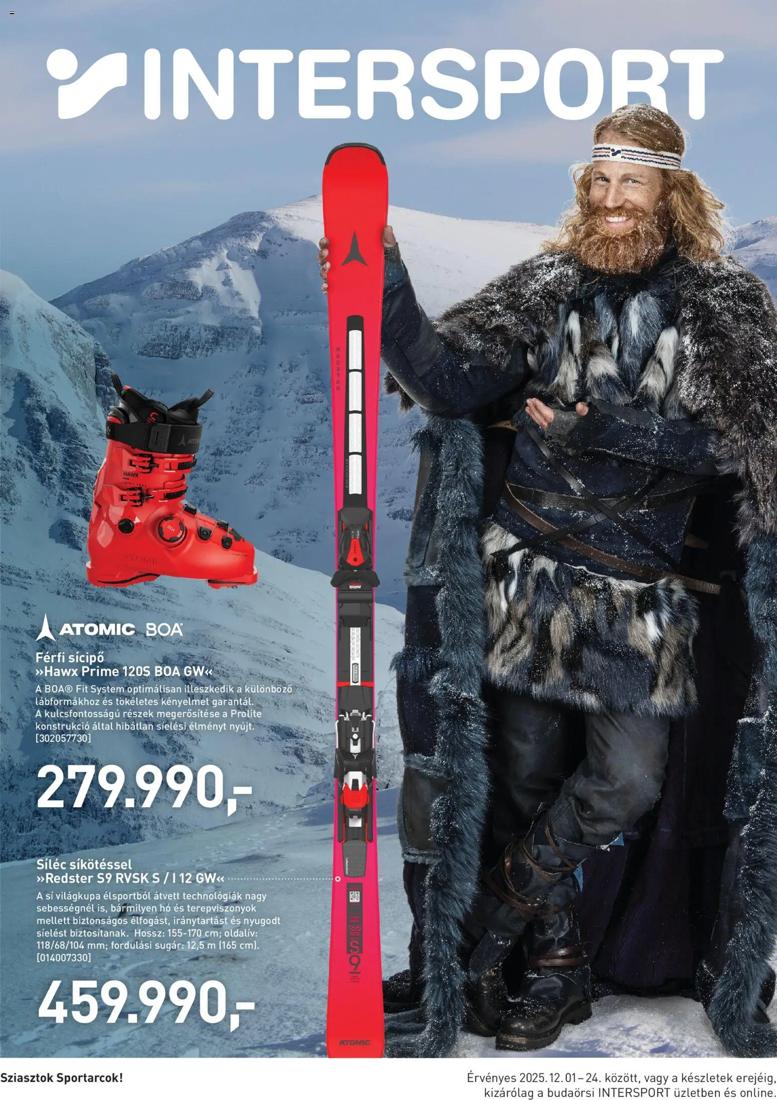 Intersport akciós ujság - amely érvényes a következő dátumtól: 01.12.2025 | Oldal: 1
