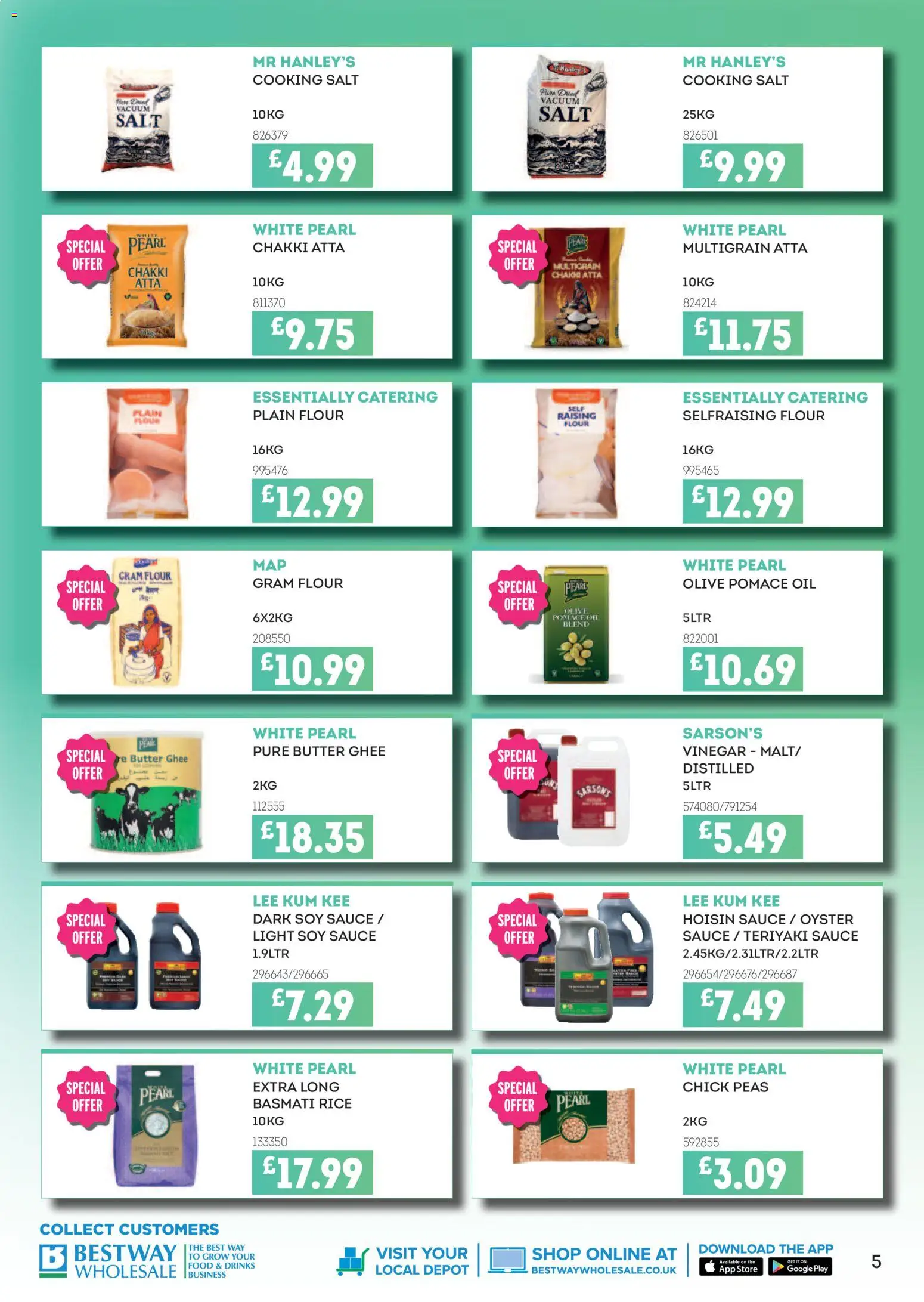 {H1} | Page: 5 | Products: Dark soy sauce, Sauce, Butter, Rice