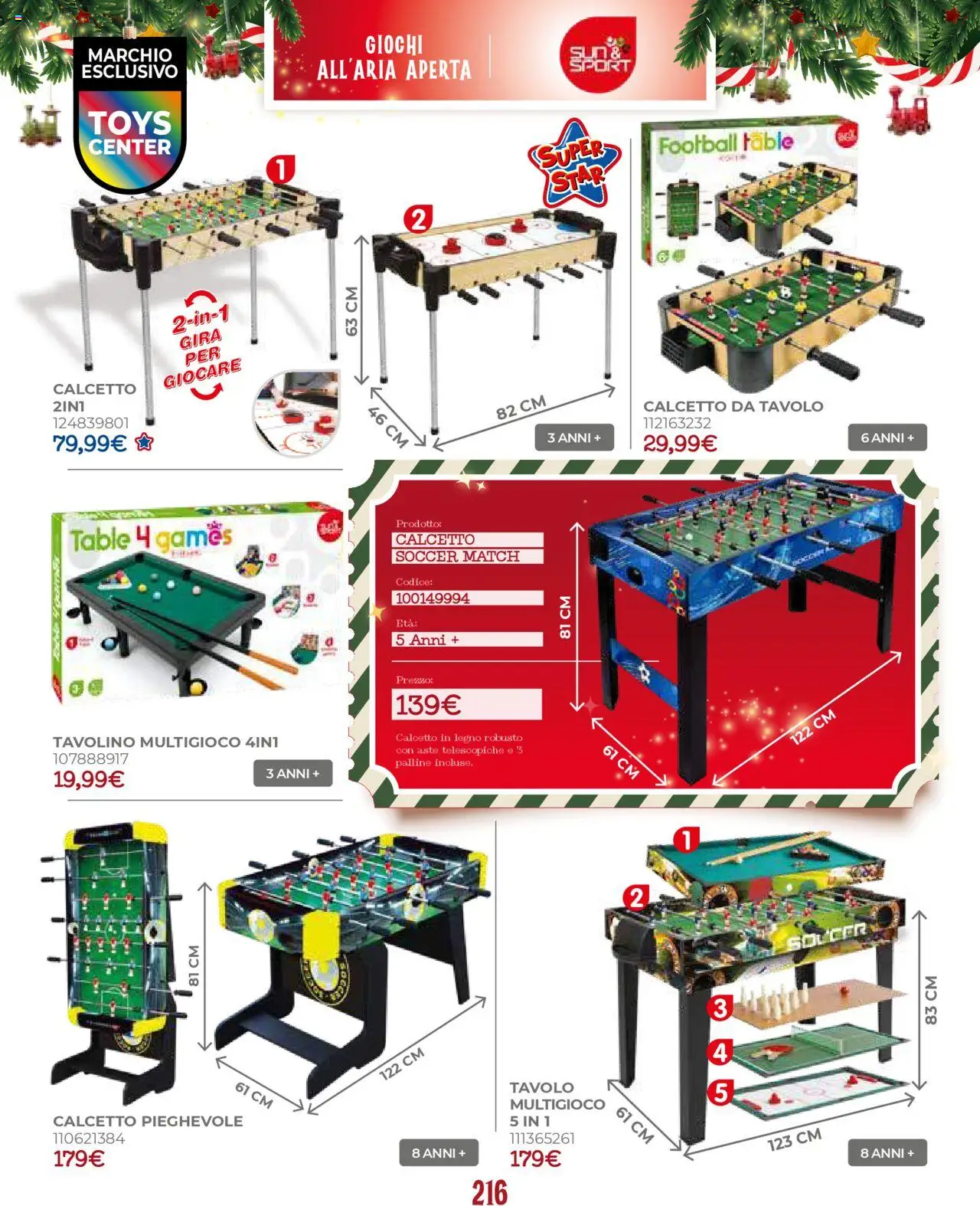 Volantino Toys Center del 17.10.2025 | Pagina: 218 | Prodotti: Tavolino, Tavolo