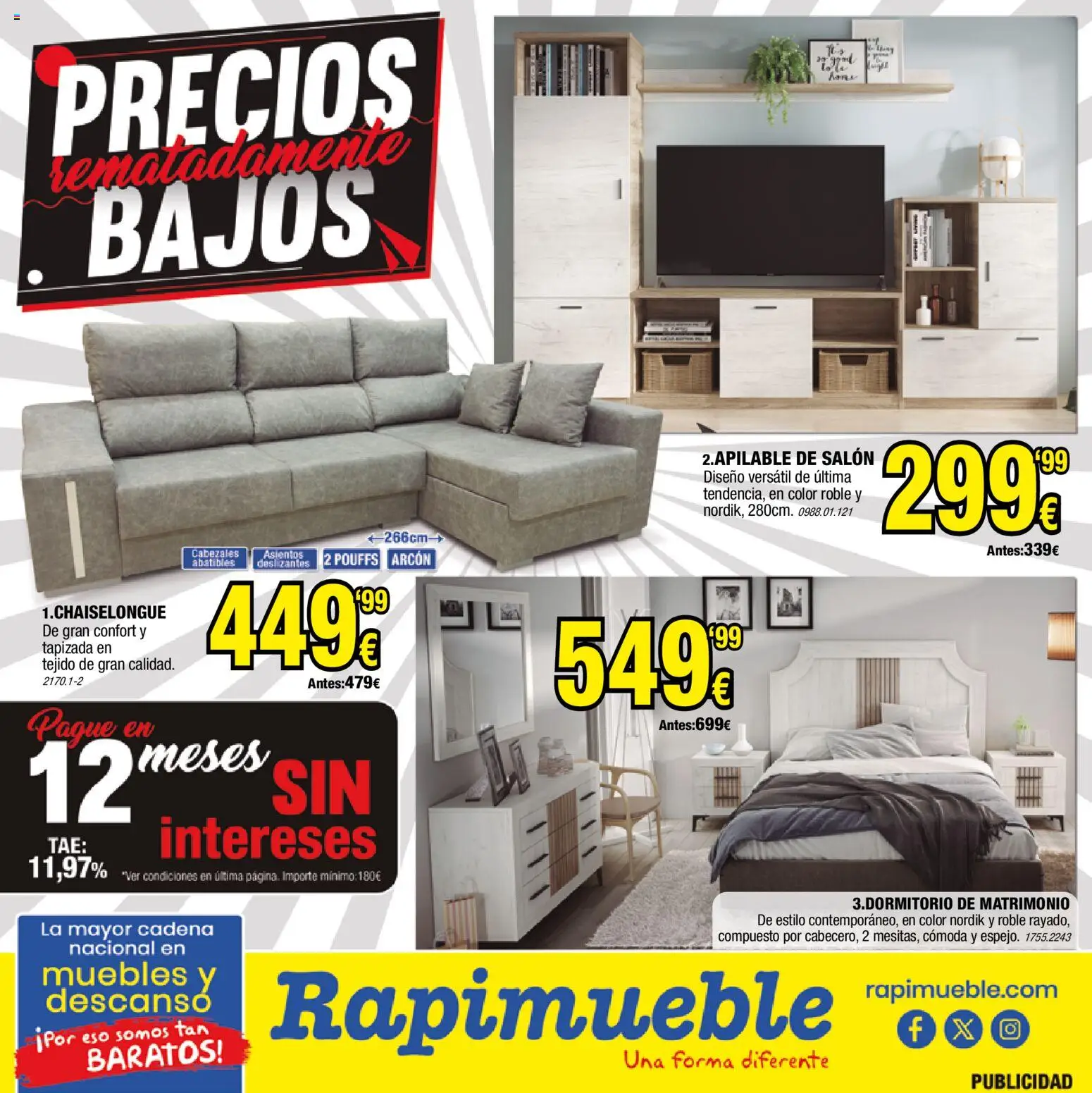 Rapimueble folleto │ válido desde el 01.11.2025 | Página: 1 | Productos: Muebles