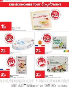 Carrefour Market - Prévisualisation de Carrefour Market catalogue tout simplement valide à partir de 14.10.2025 | Page: 4 | Produits: Yaourts, Emmental, Raclette, Lait