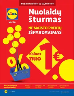 LIDL leidinys galioja nuo 02.03.2026