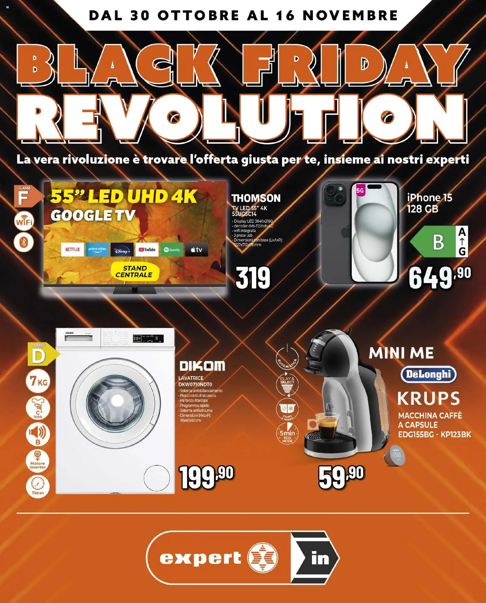 Volantino Ipercoop del 30.10.2025 | Pagina: 1 | Prodotti: Caffè, Decoder, TV, Video