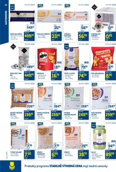 Náhled letáku Makro leták - Stabilně výhodná cena – gastronomie od 24.09.2025 | Strana: 20 | Produkty: Tortilla chips, Máslové sušenky, Piškoty, Mandle