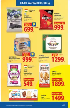 Lidl akciós újság - amely érvényes a következő dátumtól: 01.04.2026 | Oldal: 11