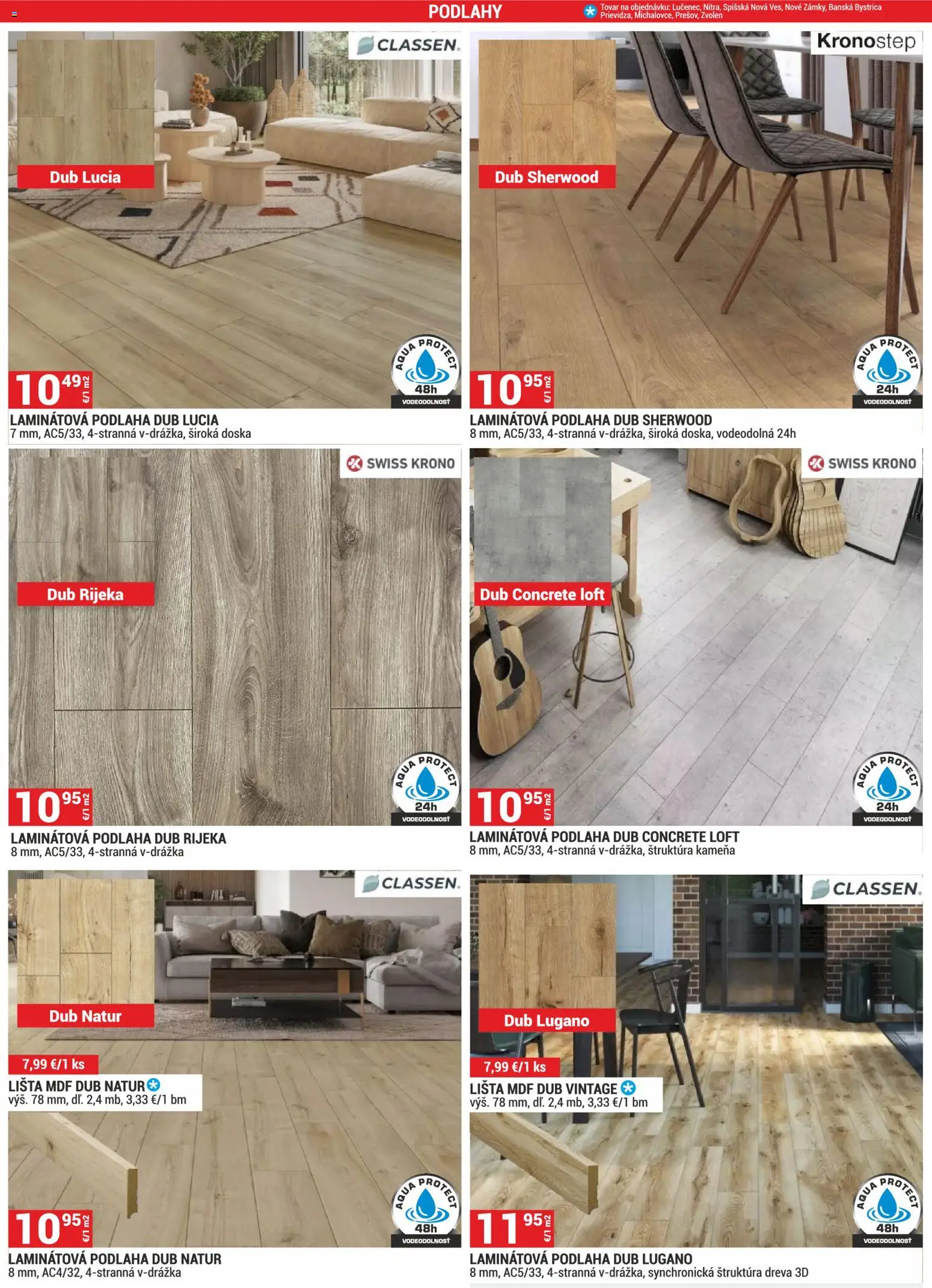 Nové Merkury Market akcie – leták je platný od 02.01.2026 | Strana: 6 | Produkty: Podlaha, Laminátová podlaha