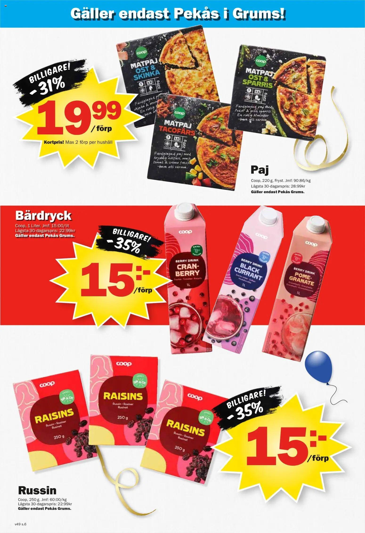 Pekås reklamblad aktuell från 01.12.2025 | Sida: 6