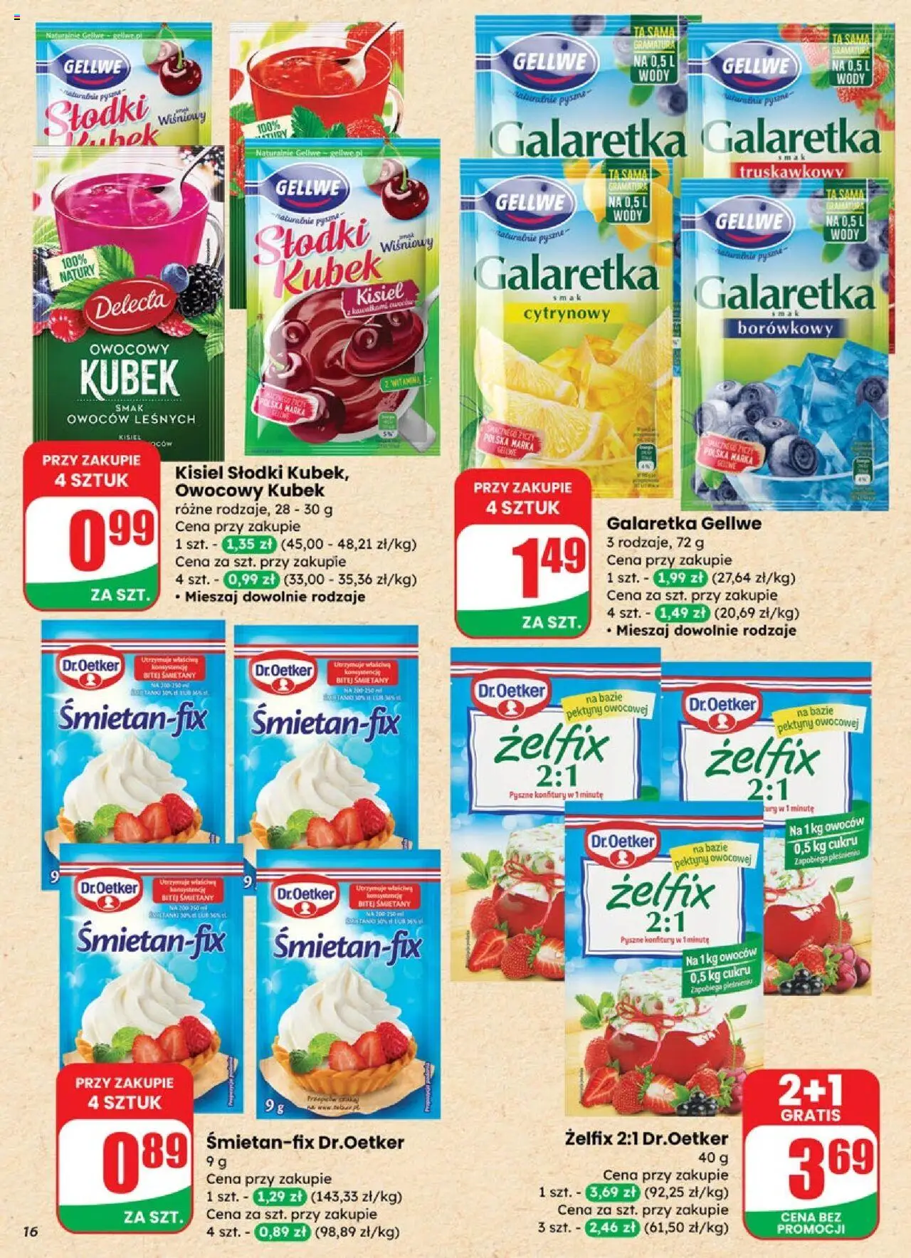Dino Gazetka od 17.09.2025 | Strona: 16 | Produkty: Galaretka