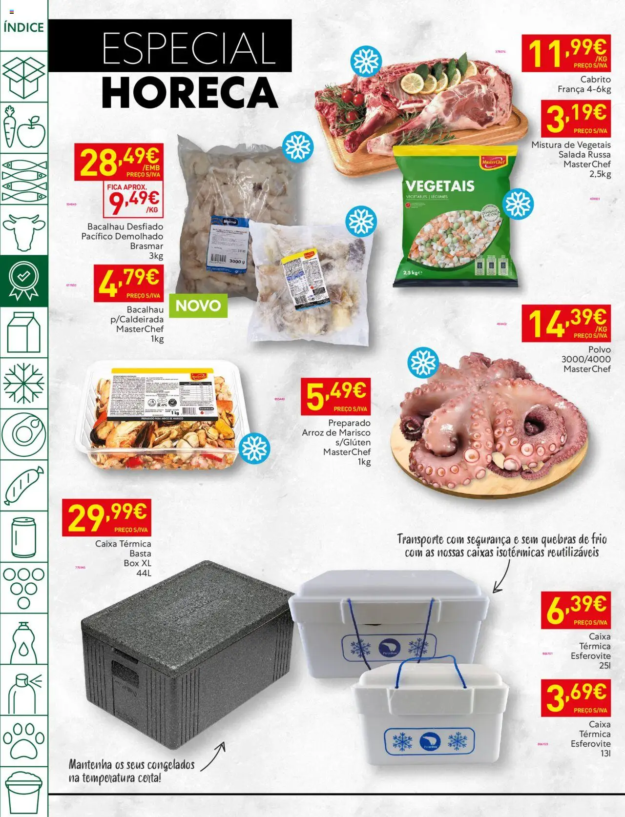 Recheio folheto │ válido de 05.08.2025 | Página: 12 | Produtos: Polvo, Cabrito, Caixa, Arroz