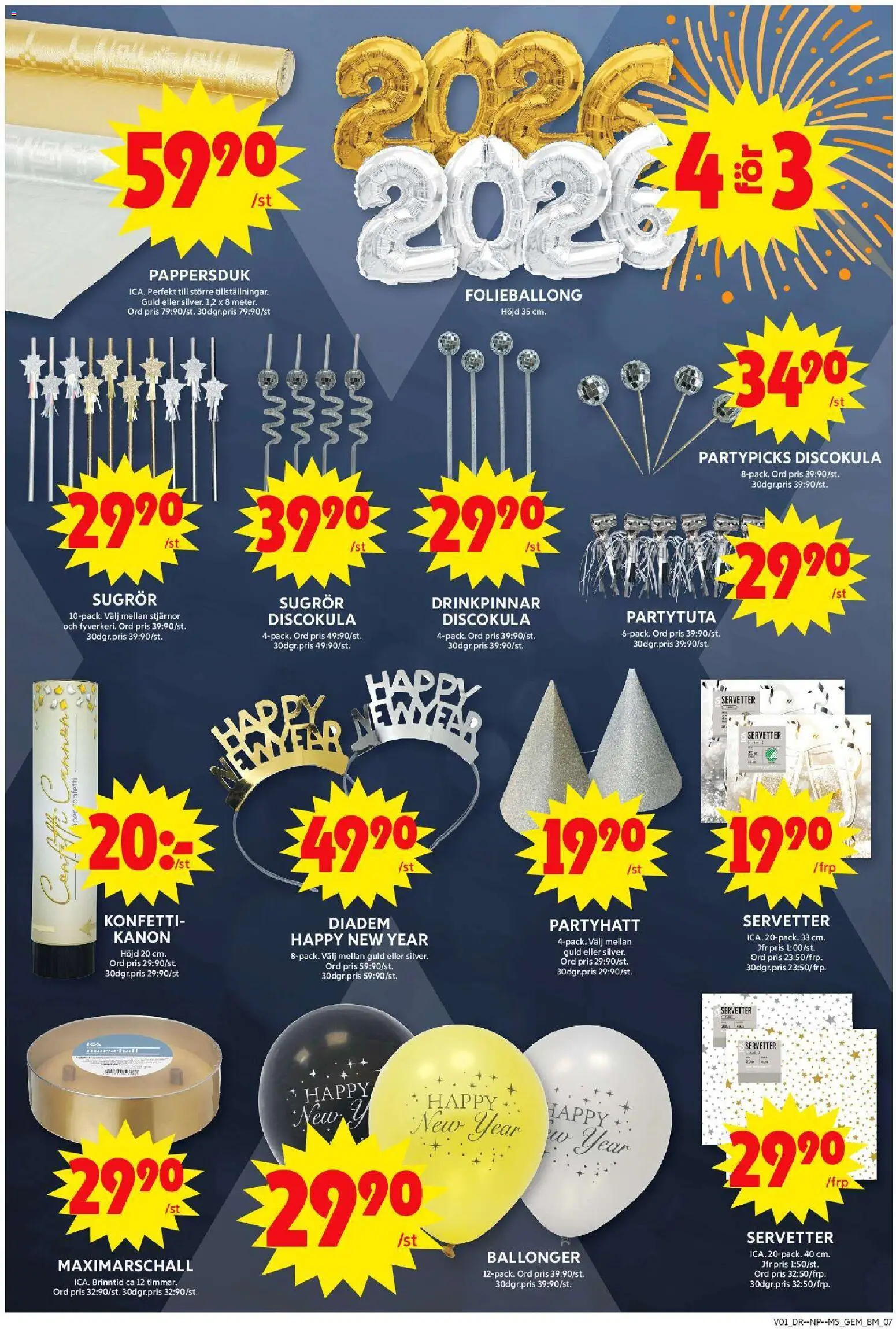 ICA Maxi reklamblad aktuell från 30.12.2025 | Sida: 9 | Produkter: Diadem, Servetter