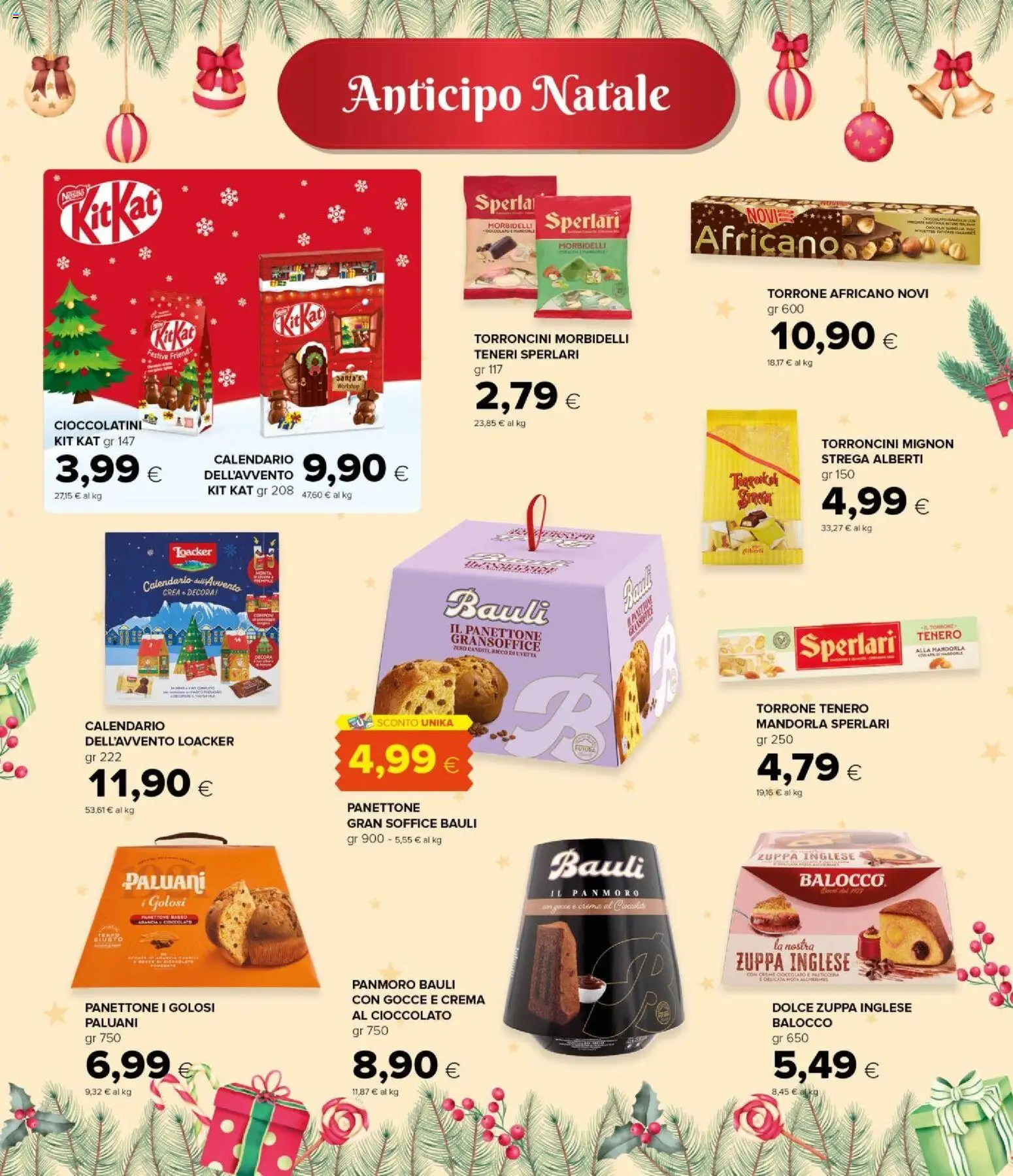 Volantino Oasi del 21.11.2025 | Pagina: 31 | Prodotti: Crema, Panettone, Torroncini, Cioccolatini