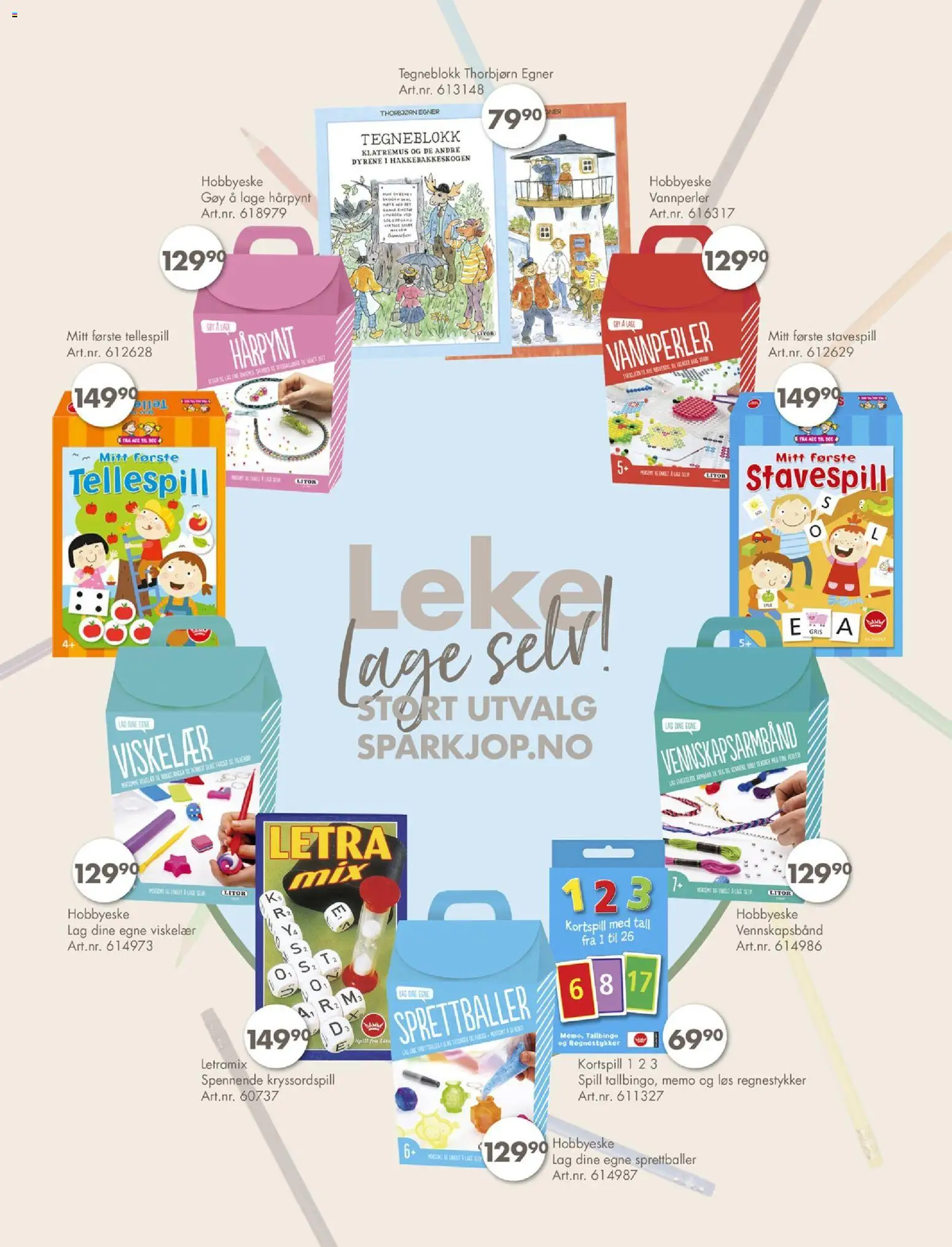 {H1} | Side: 50 | Produkter: Spill, Суміш дитяча