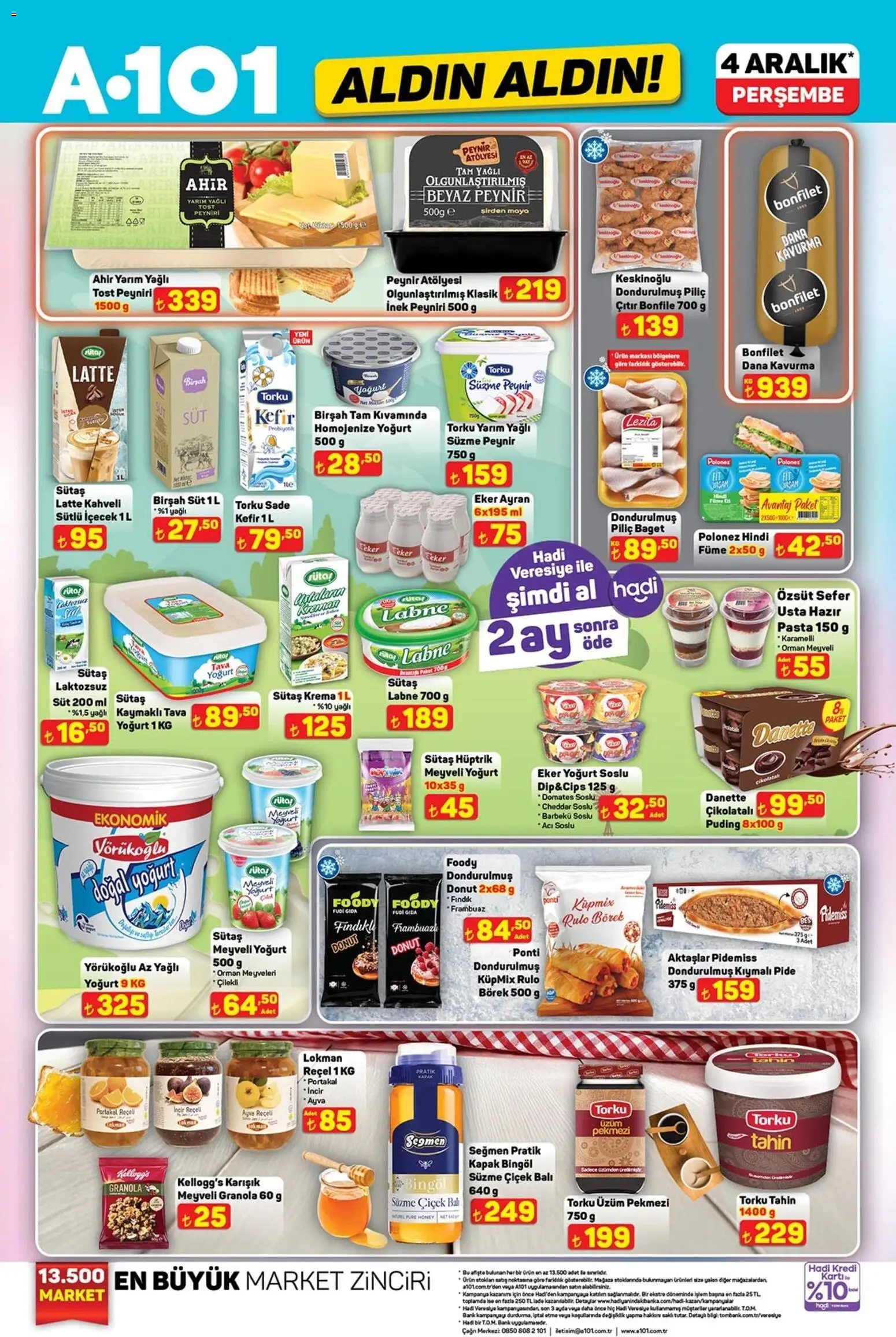 A101 Katalog Aldın Aldın - 04.12.2025 tarihinden itibaren geçerlidir | Sayfa: 1 | Ürünler: Portakal, Domates, Ayva, Süzme peynir