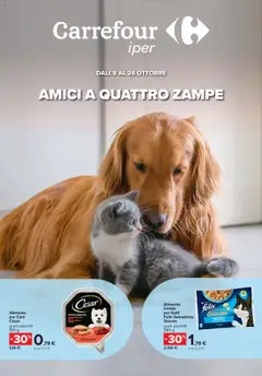 Anteprima del volantino Carrefour Iper - Pet food Roma catalogo valido a partire dal 08.10.2025