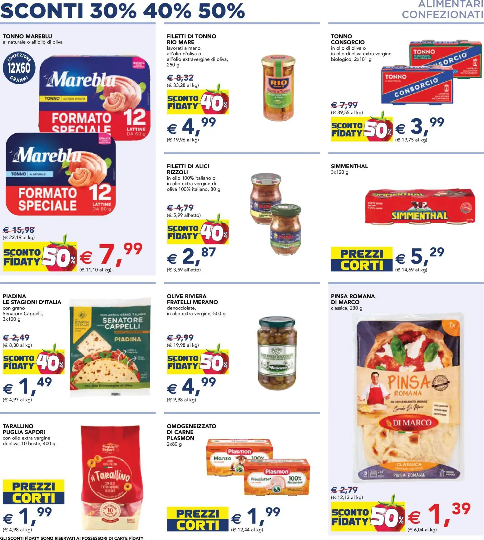 Volantino Esselunga S del 23.04.2026 | Pagina: 6 | Prodotti: Manzo, Piadina, Olio extra vergine, Alici