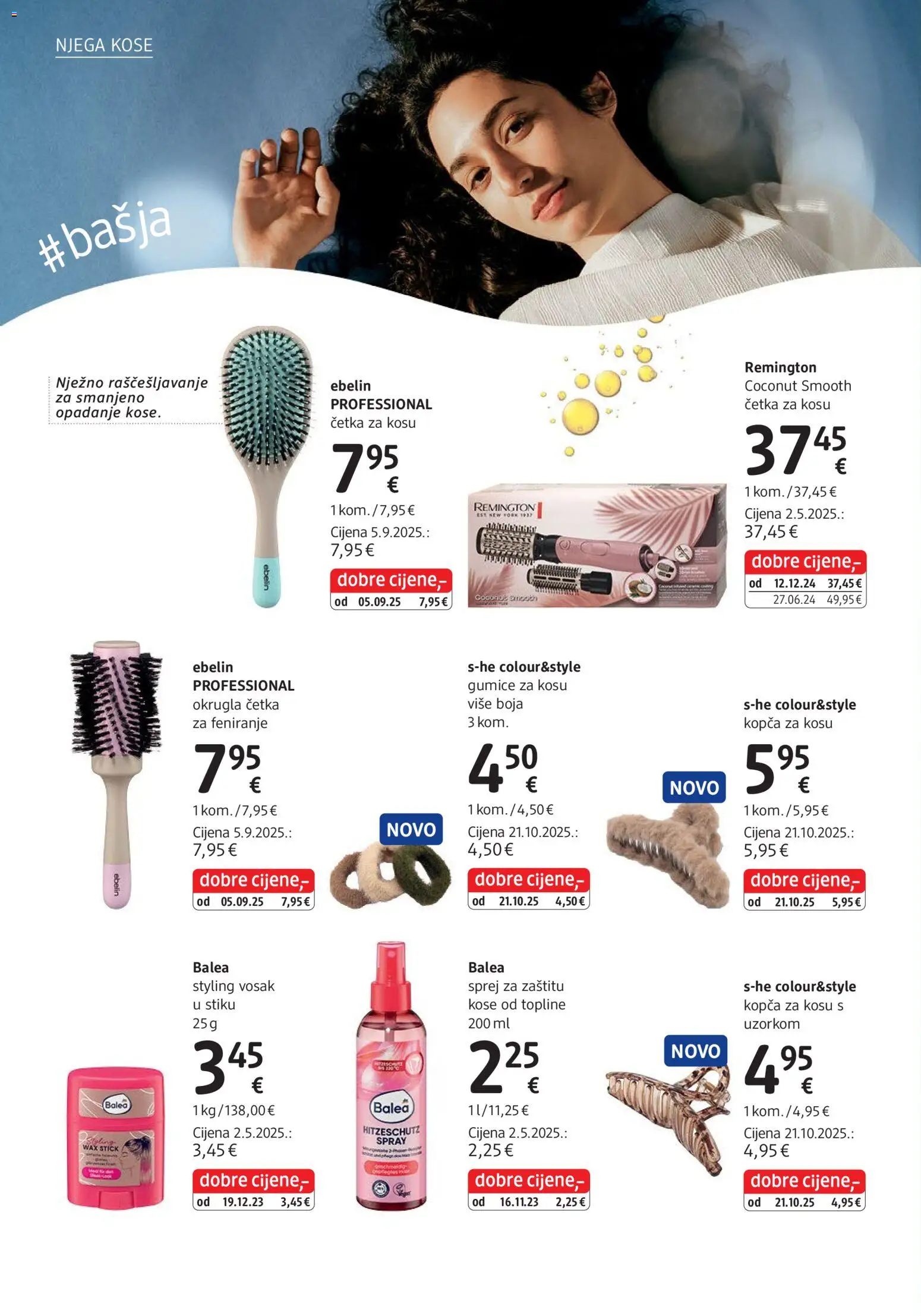 DM katalog | vrijedi od 01.01.2026 | Stranica: 38 | Proizvodi: Četka, Četka za kosu, Gumice