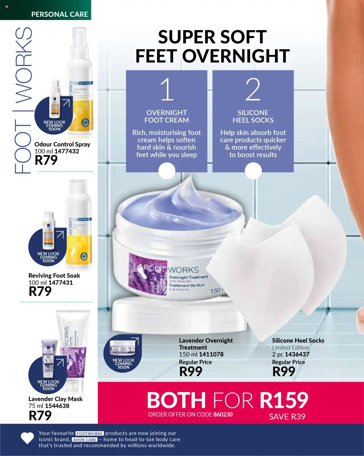 AVON Catalogue  │ valid from 01.07.2025 | Page: 170 | Products: Socks, PC, Mask, Silicone