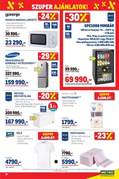 Metro Élelmiszer és Szezonális katalógus 2026/04 - amely érvényes a következő dátumtól: 07.04.2026 | Oldal: 39 | Termékek: Kendő, Hűtőszekrény, Polc, Kombinált hűtőszekrény