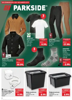 Kaufland katalog | vrijedi od 17.09.2025 | Stranica: 24 | Proizvodi: Kutija, Hlače, USB, Parkside