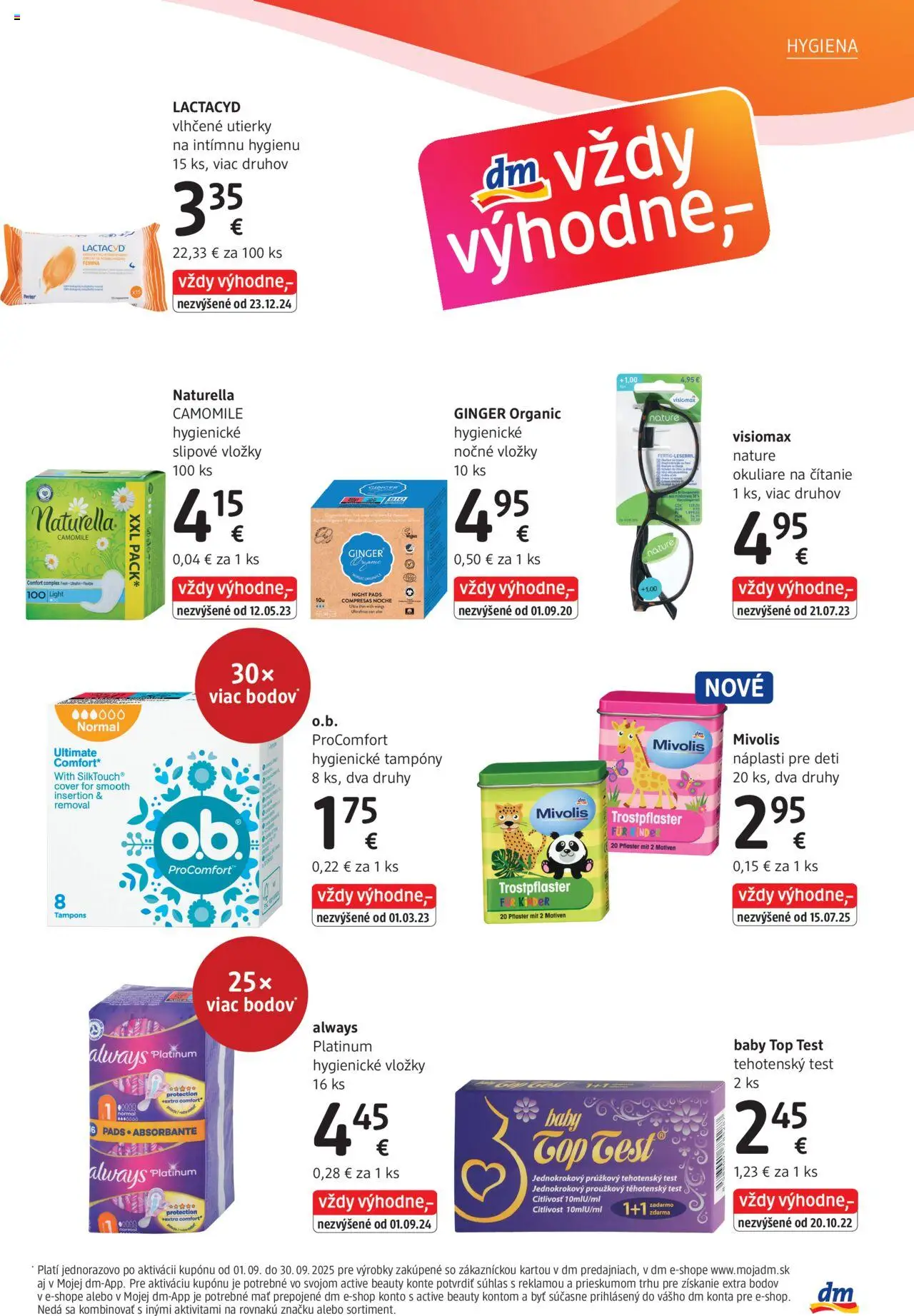 dm drogerie Journal September 2025 │ platný od 01.09.2025 | Strana: 21 | Produkty: Kinder, Okuliare, Lactacyd