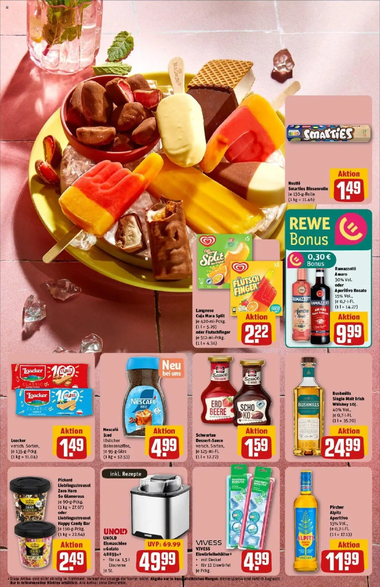 Rewe prospekt Mechernich / Kommern	 - gültig ab dem 08.06.2025 | Seite: 5 | Produkte: Nescafe, Smarties, Whiskey, Ramazzotti