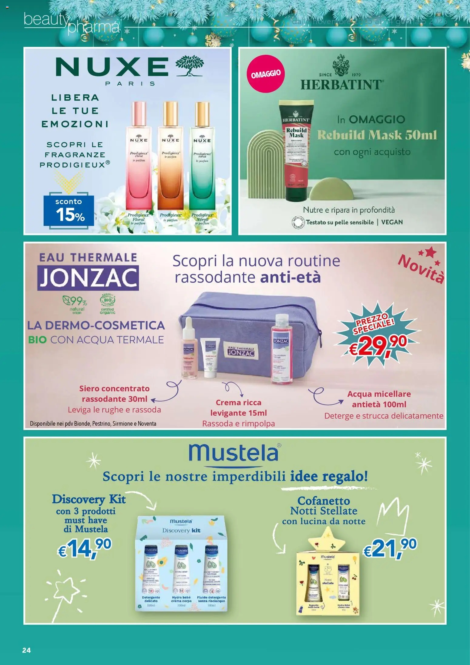 Volantino Migross del 06.11.2025 | Pagina: 24 | Prodotti: Crema, Acqua micellare, Detergente, Acqua