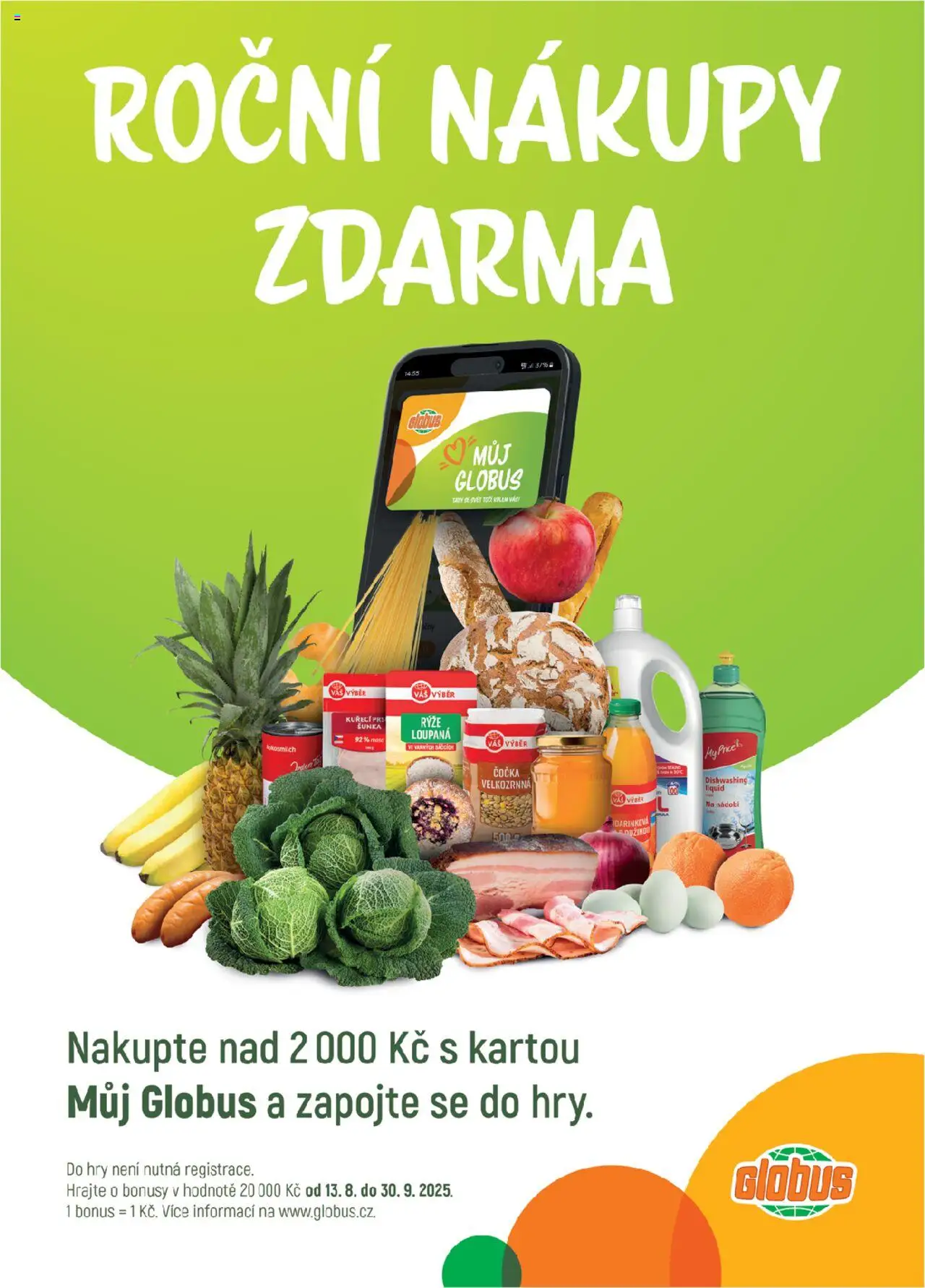 Globus leták od 13.08.2025 | Strana: 43 | Produkty: Čočka, Globus, Šunka, Nádobí