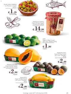 Anteprima del volantino LIME Sapori & Idee Conad cat.l, prov. Brasile, 300g, Lime from Brazil, 300g valido a partire dal 01.12.2025 | Pagina: 23 | Prodotti: Olio, Olive, Lime, Olio di Oliva