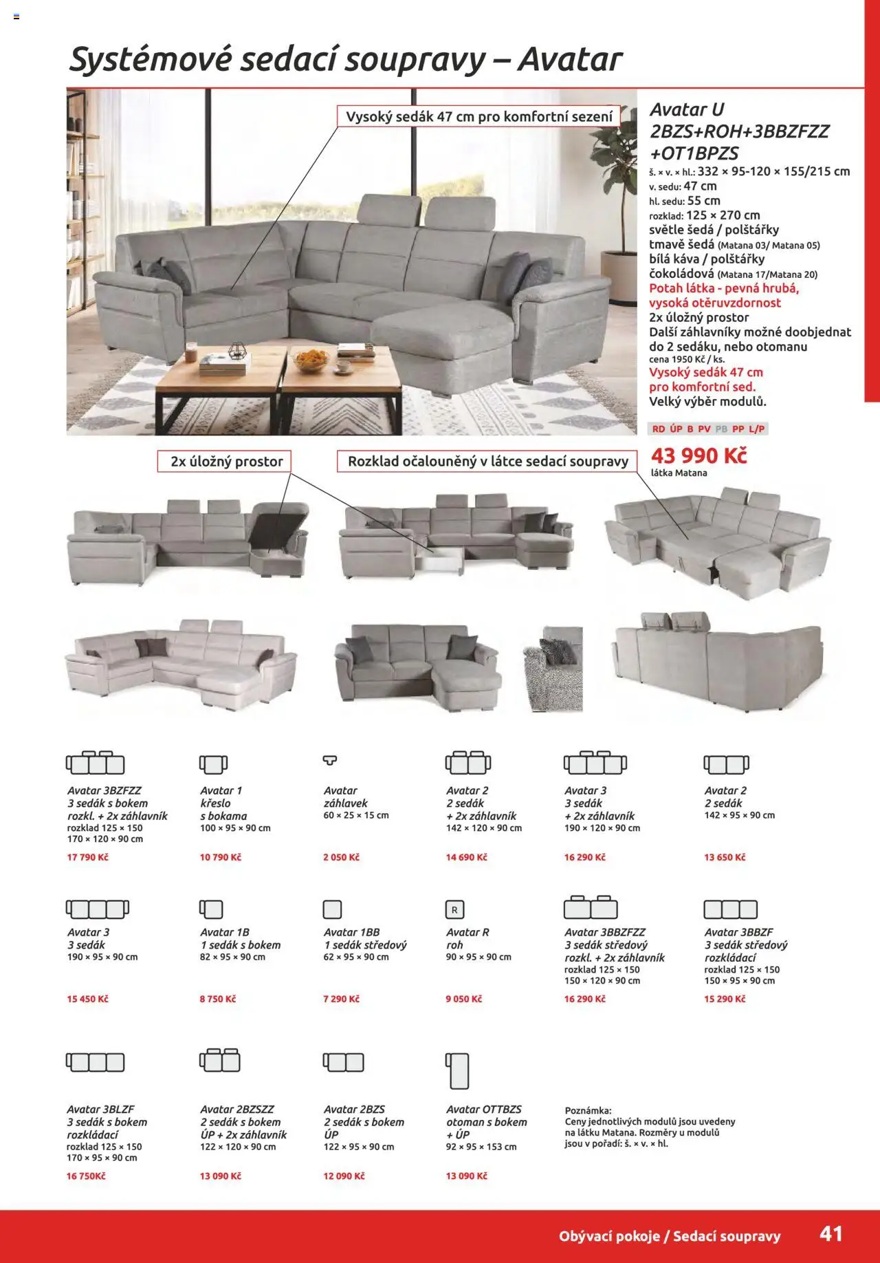 ORFA nábytek katalog 2025-2026 od 01.10.2025 | Strana: 41 | Produkty: Polštářky, Káva, Křeslo
