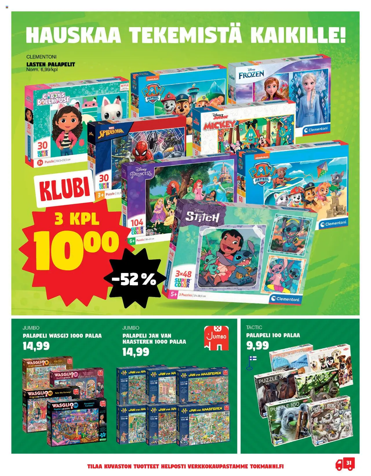 Tokmanni - Lelut 2025 – voimassa 28.04.2025 alkaen | Sivu: 31