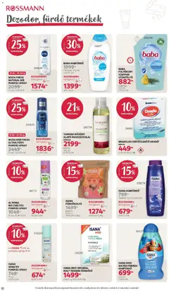 Rossmann Akciós újság - amely érvényes a következő dátumtól: 05.01.2026 | Oldal: 10