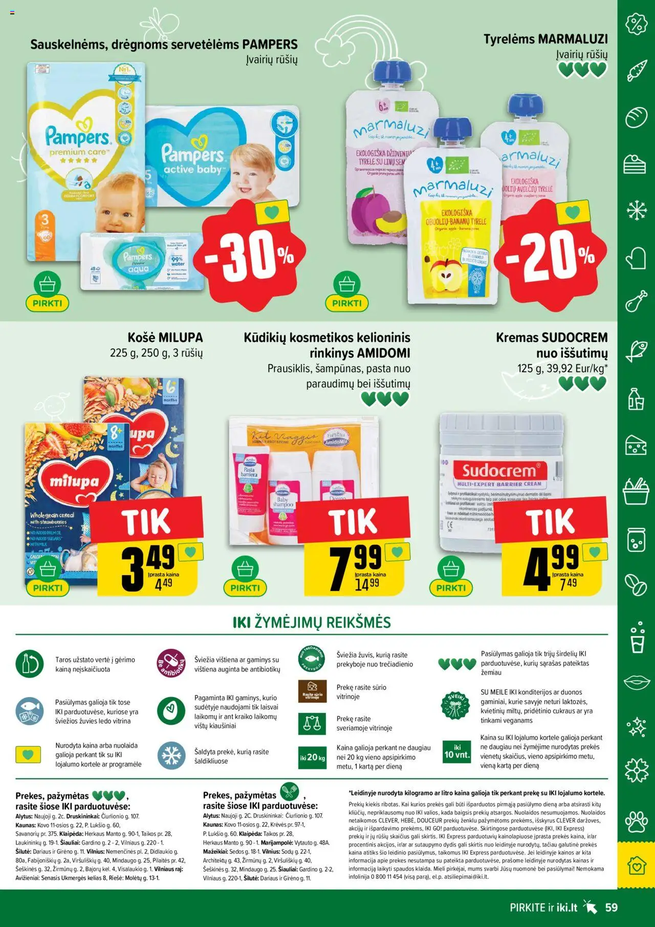 IKI - Leidinys│galioja nuo 21.07.2025 | Puslapis: 59 | Prekių: Košė, Kremas, Kiaušiniai, Vištiena