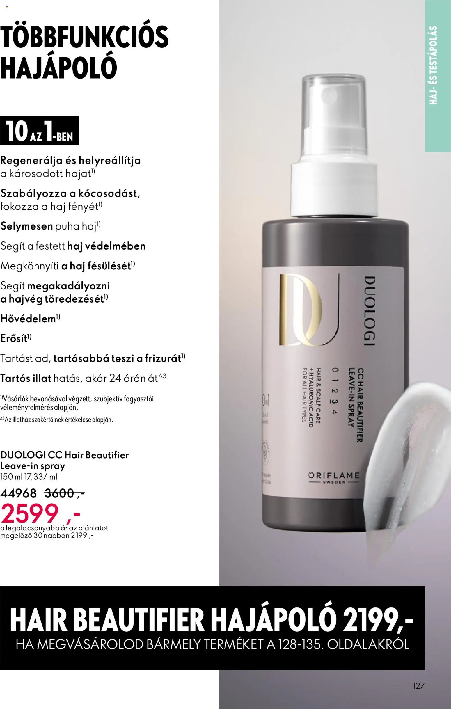 Oriflame akciós ujság - amely érvényes a következő dátumtól: 22.10.2025 | Oldal: 127