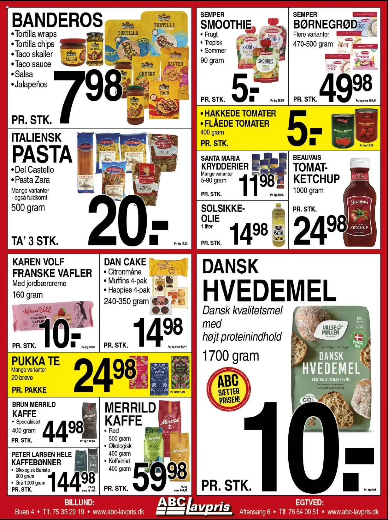 Abc Lavpris Tilbudsavis gyldig fra 06.08.2025 | Side: 6 | Produkter: Hakkede tomater, Vafler, Citronmåne, Muffins