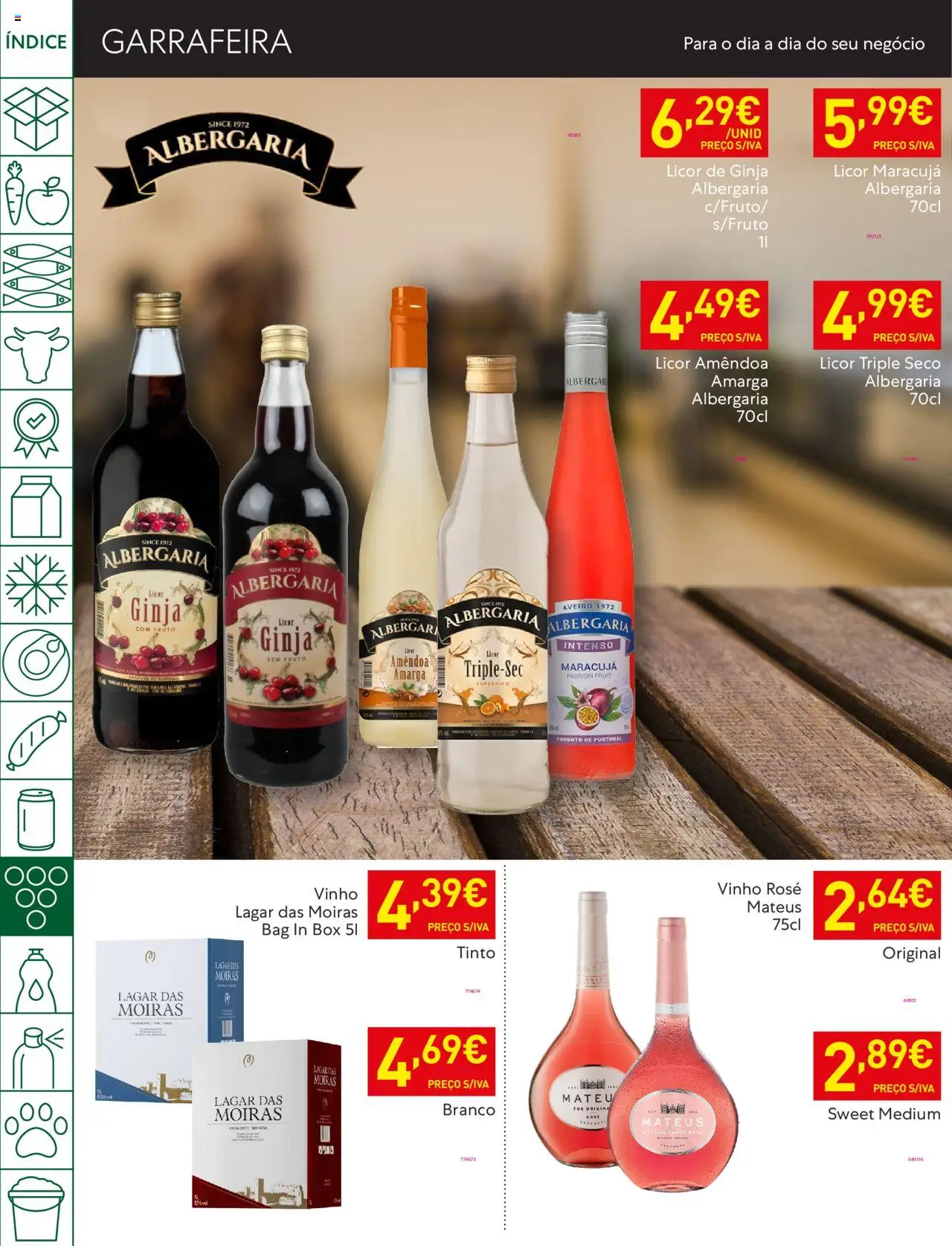Recheio folheto │ válido de 12.08.2025 | Página: 38 | Produtos: Licor, Vinho