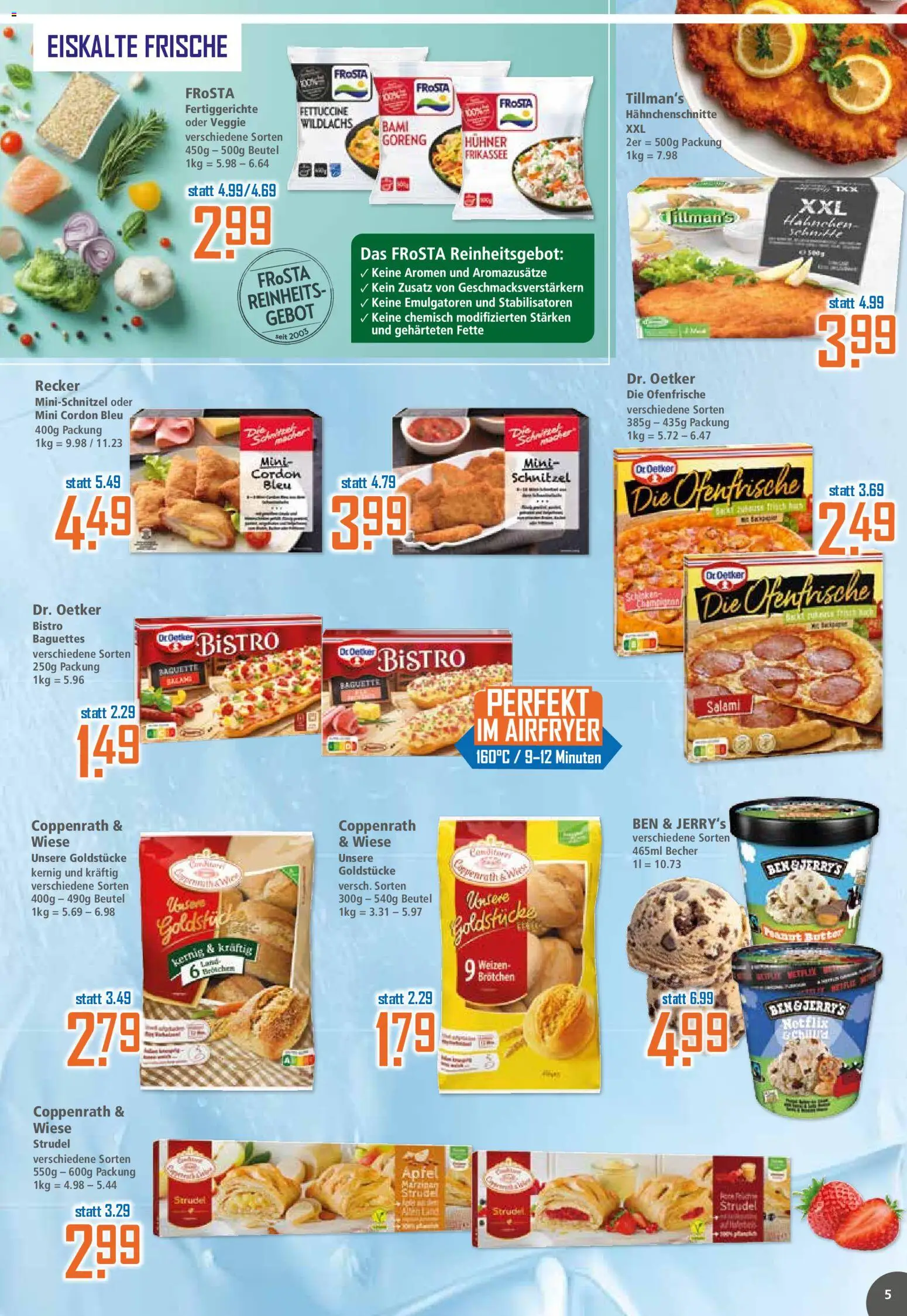 Klaas & Kock Prospekt 	 – gültig ab 09.03.2026 | Seite: 5 | Produkte: Butter, Ofenfrische, Frosta, Salami