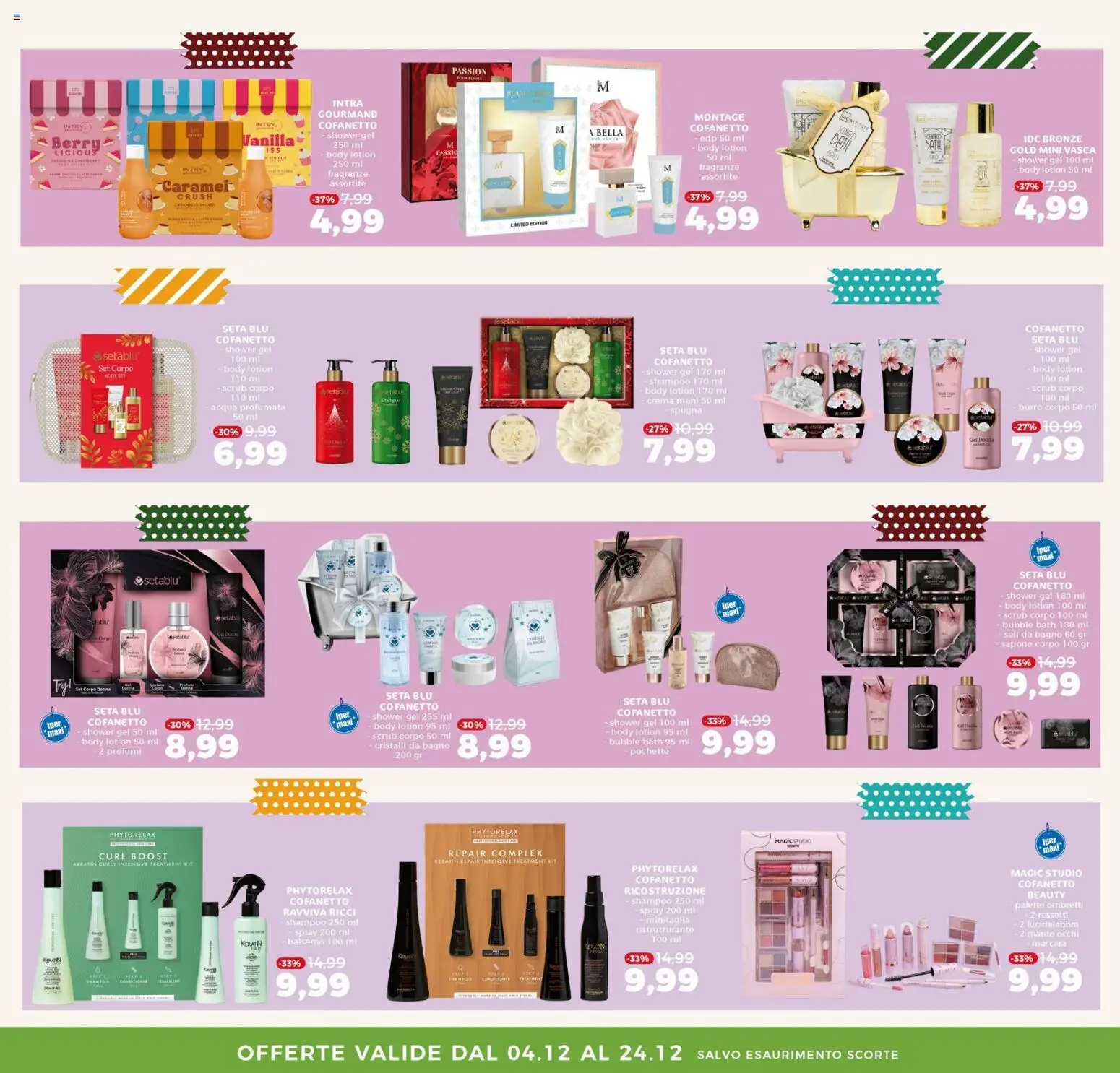 Volantino Happy Casa del 04.12.2025 | Pagina: 23 | Prodotti: Spugna, Mascara, Crema, Scrub