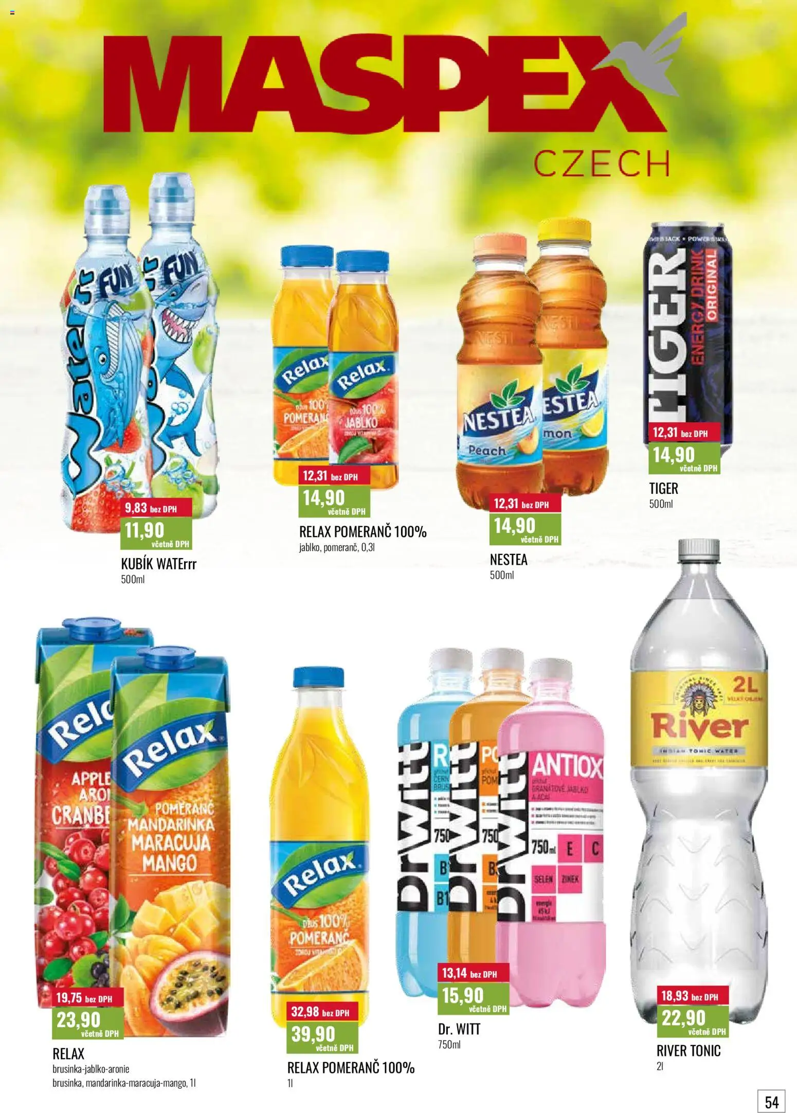 Ratio leták od 01.03.2026 | Strana: 54 | Produkty: Tonic Water, Apple, Tonic, River tonic